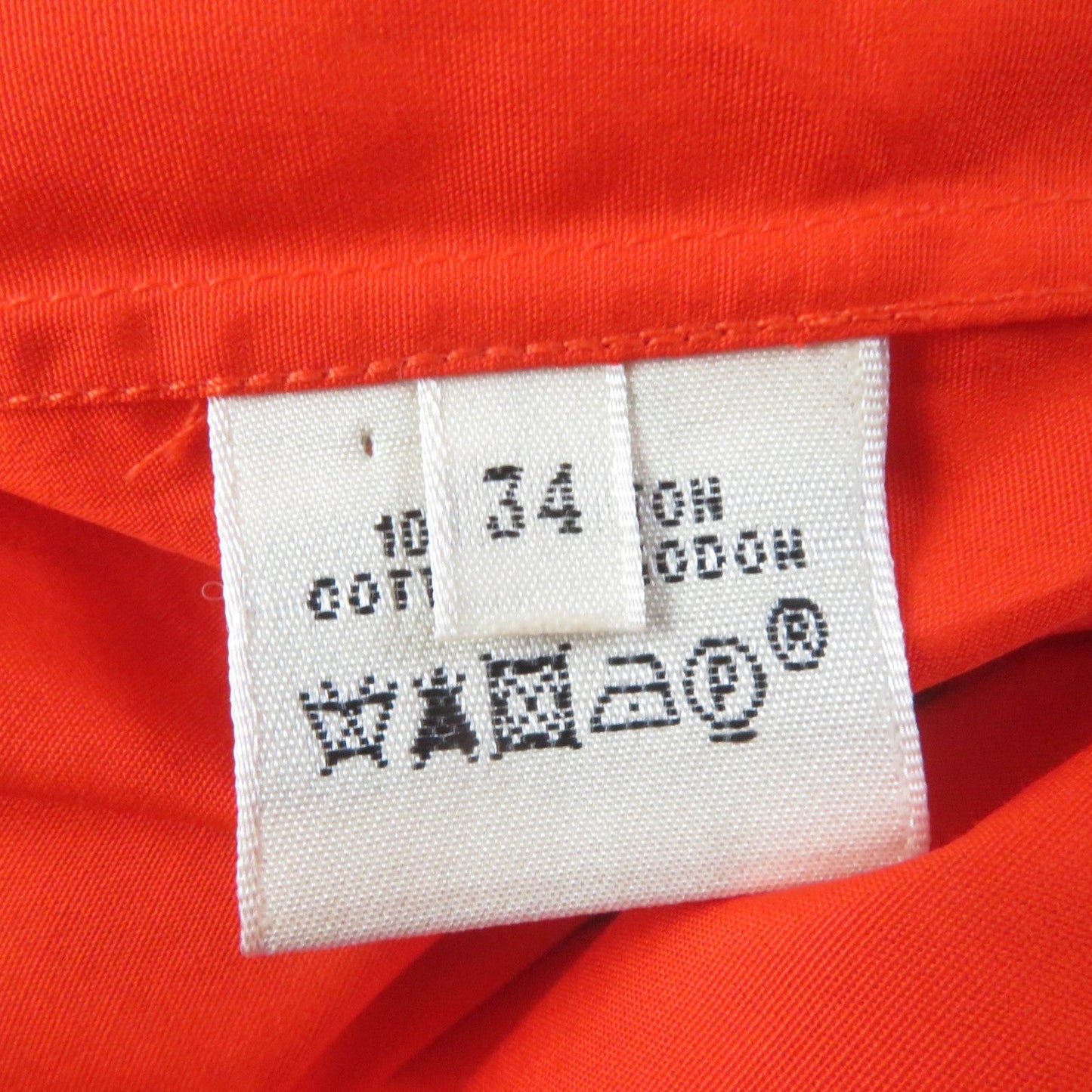 HERMES one piece cotton Orange 34