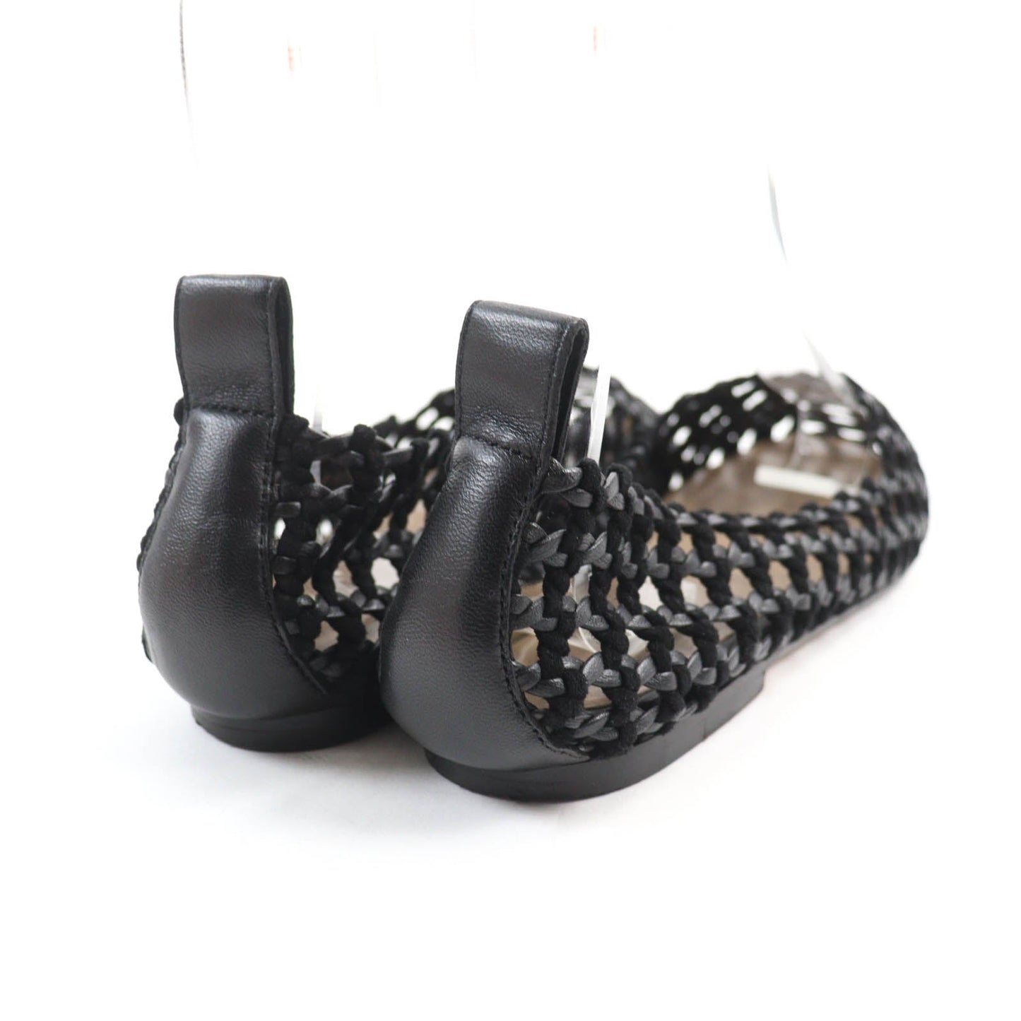 HERMES pumps leather black Minoruk 36.5