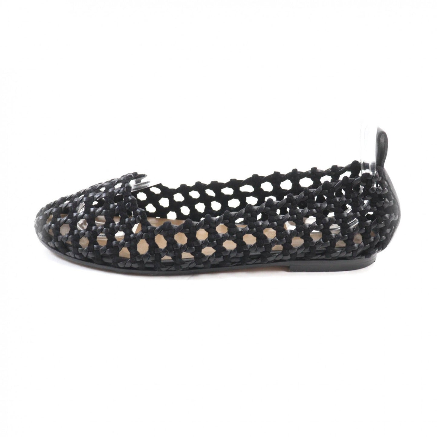 HERMES pumps leather black Minoruk 36.5