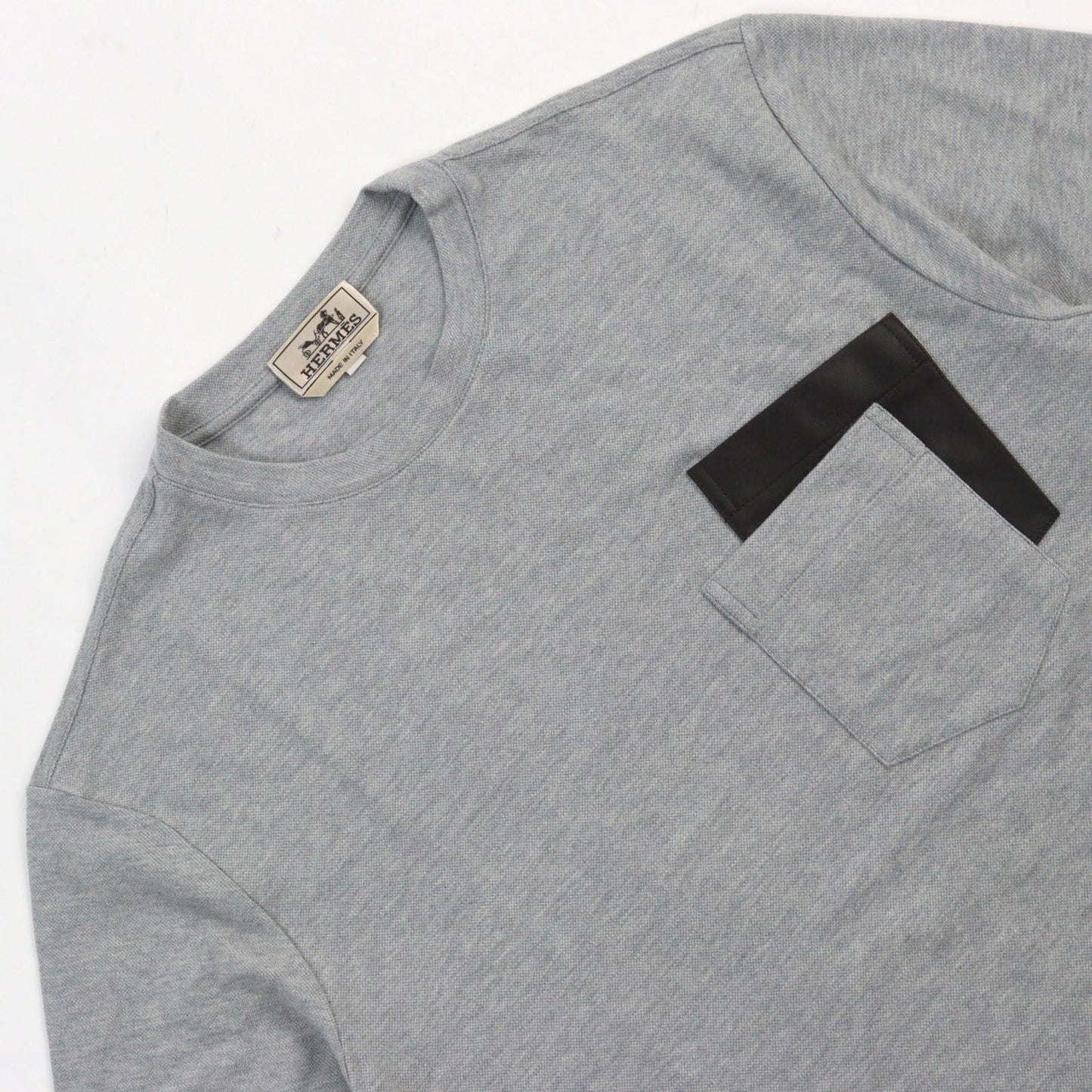 HERMES Short sleeve T-shirt cotton gray M