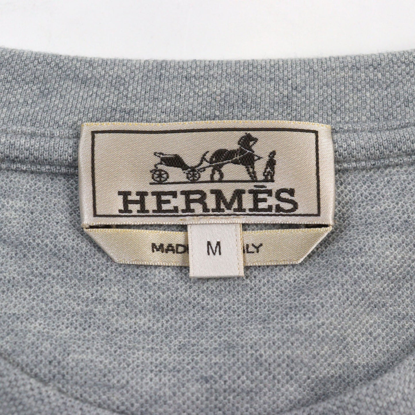 HERMES Short sleeve T-shirt cotton gray M