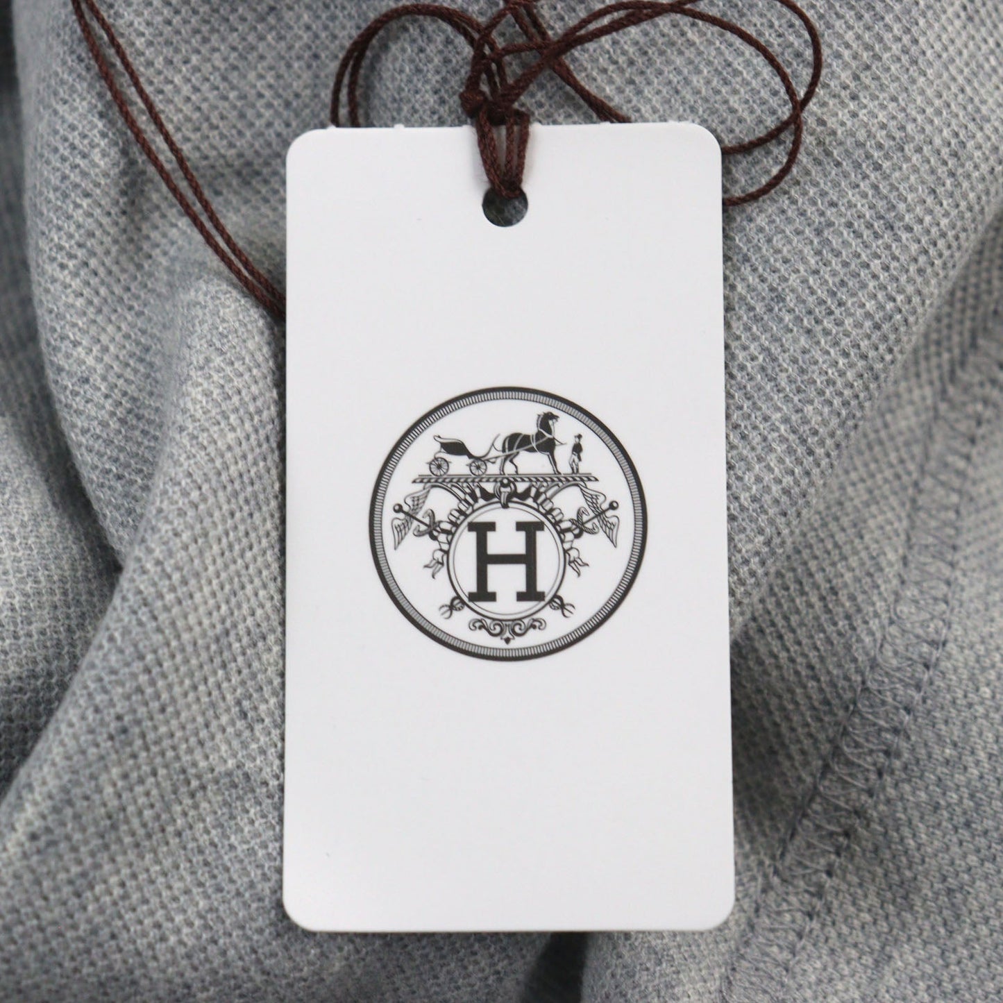 HERMES Short sleeve T-shirt cotton gray M