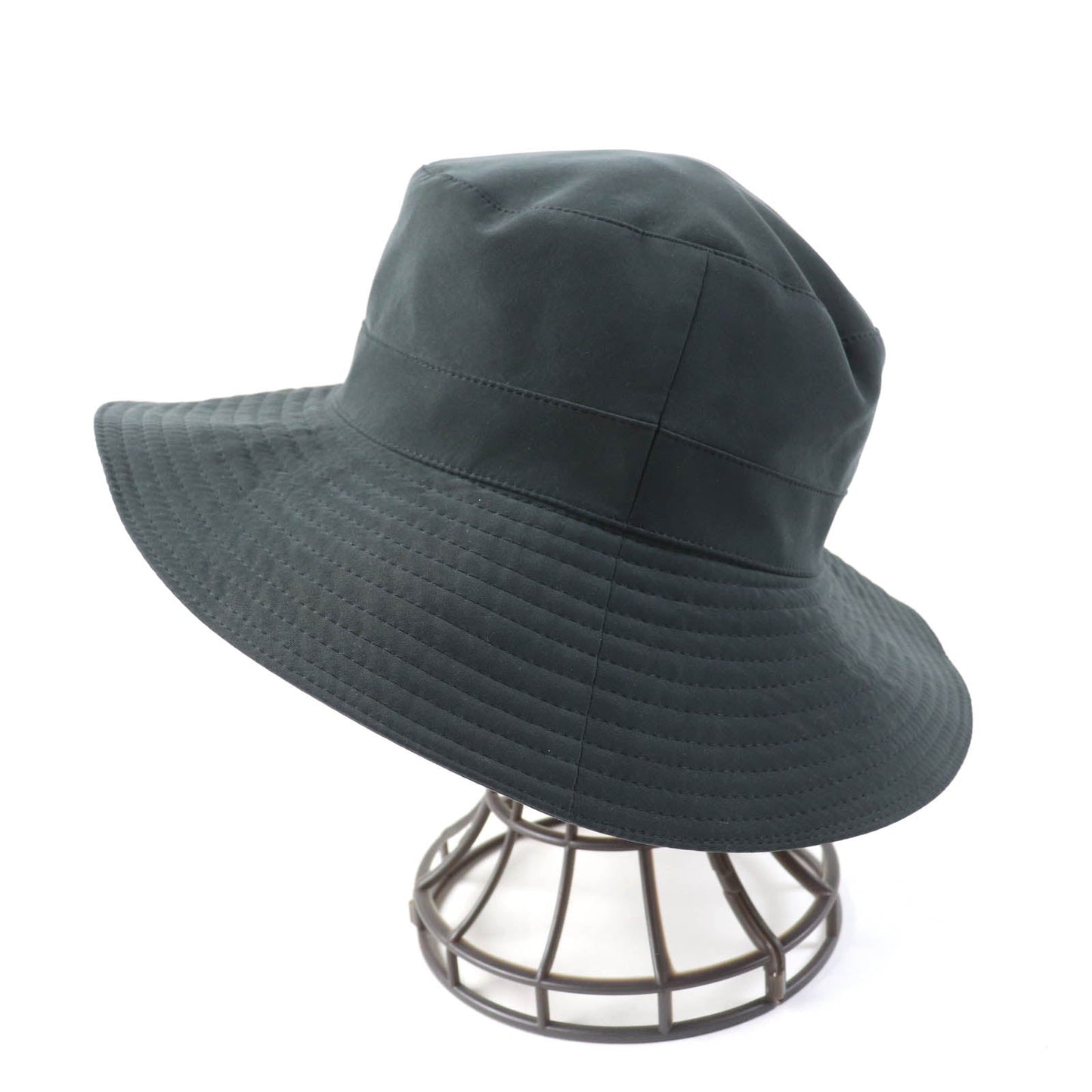 HERMES hat 991033N polyester black 56