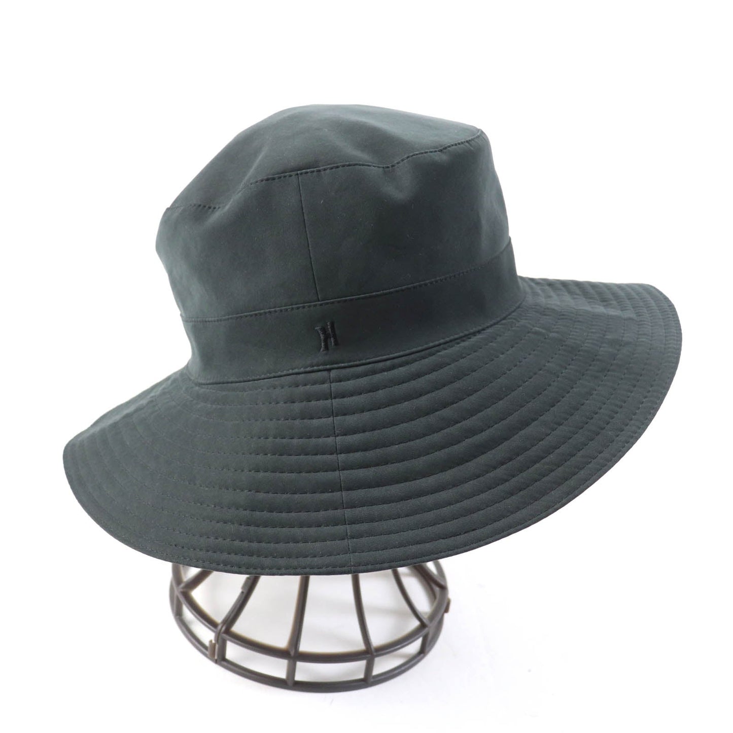HERMES hat 991033N polyester black 56