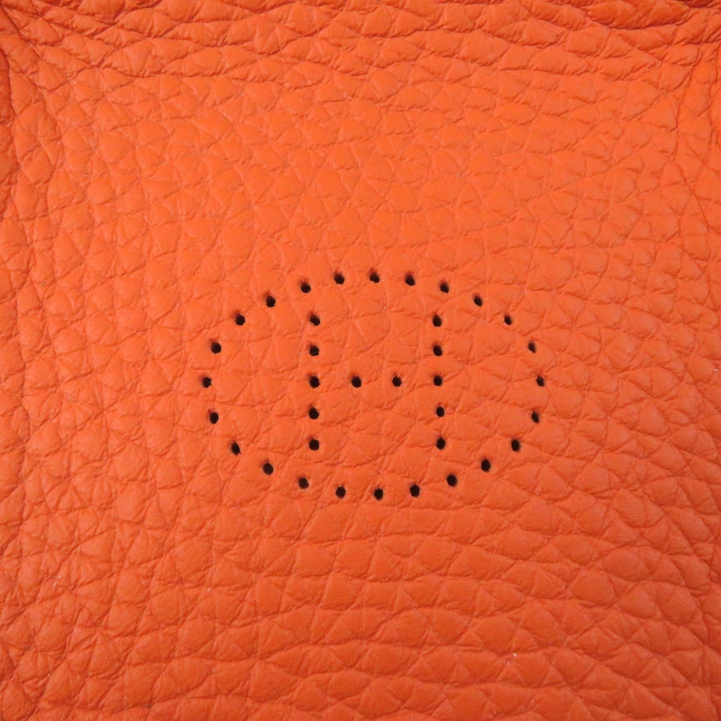 HERMES Other accessories Taurillon Clemence Etoupe Orange Mini vide-poche