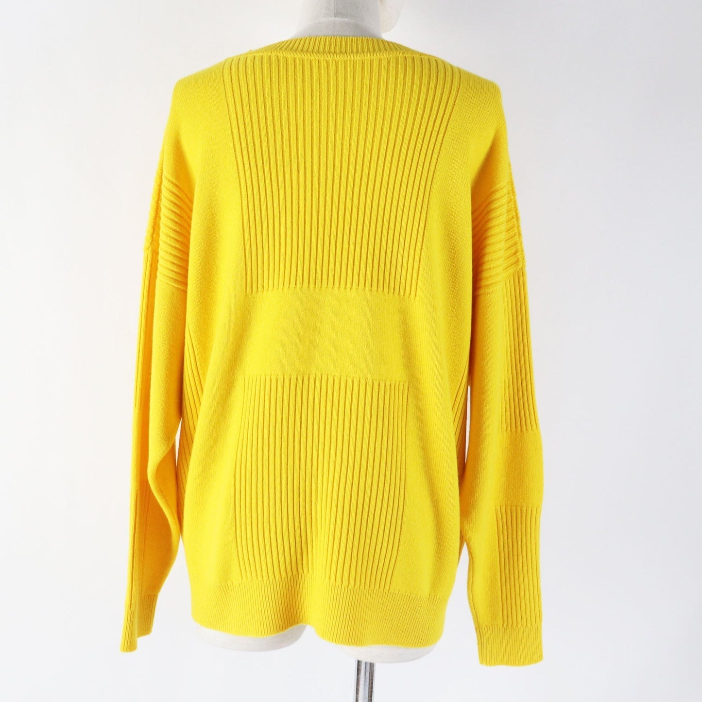 HERMES knit cashmere yellow 36