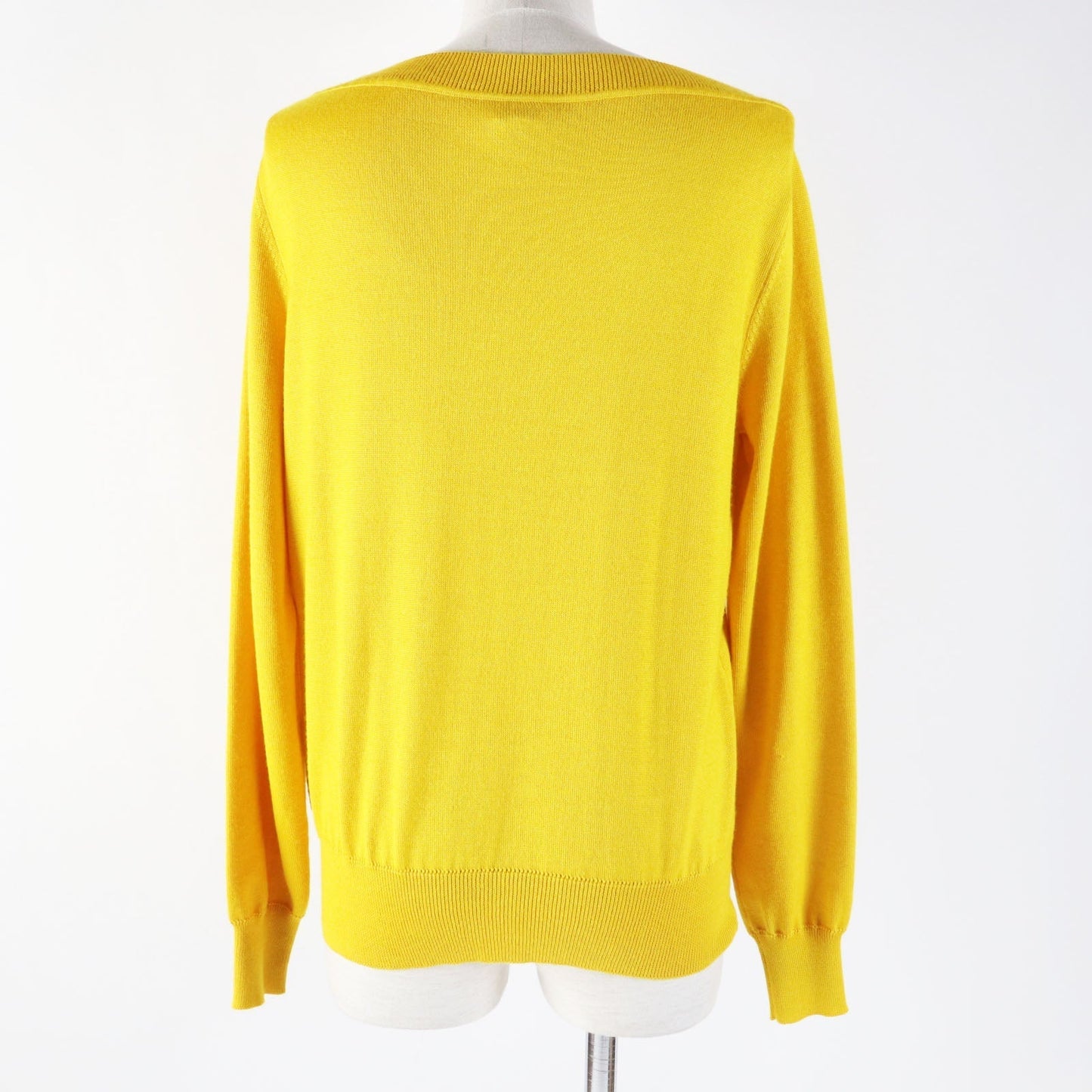 HERMES knit cashmere yellow 38
