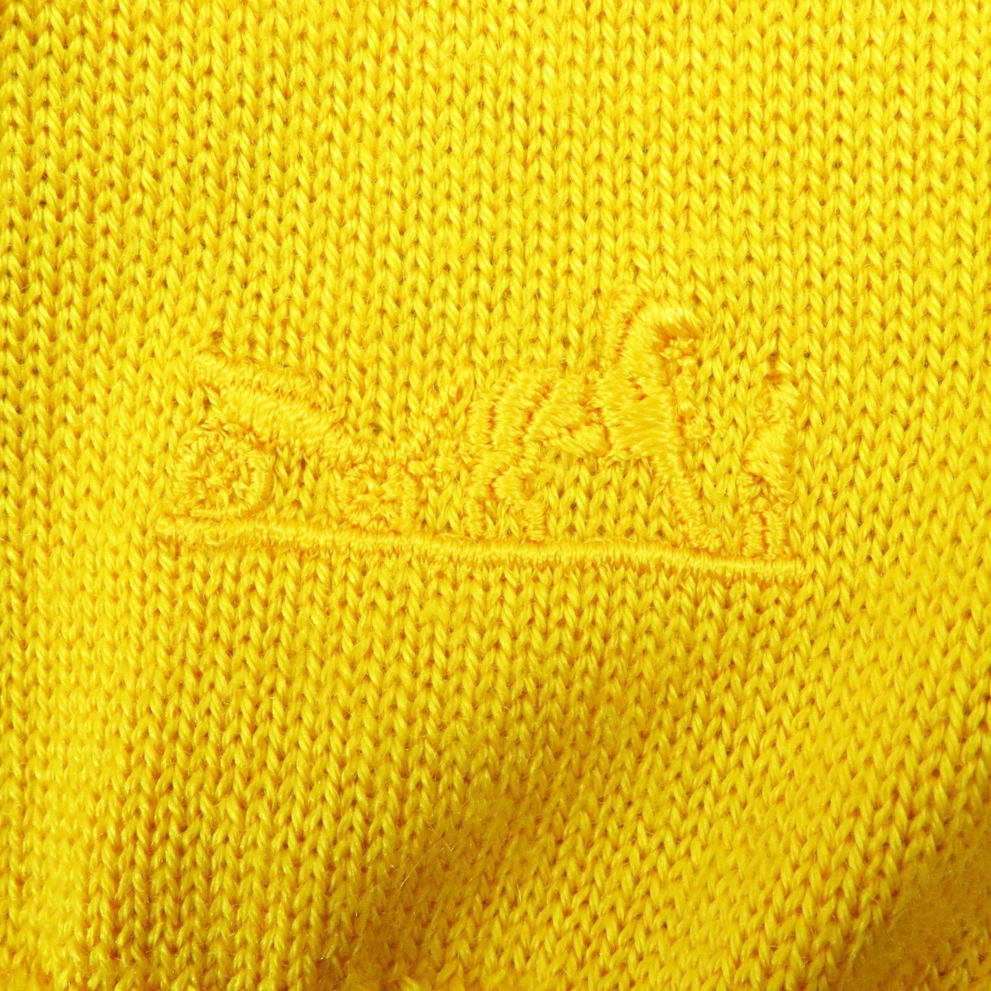 HERMES knit cashmere yellow 38