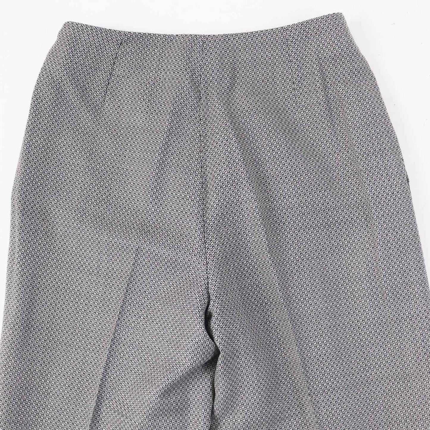 HERMES Pants wool Black Grey Margiela period 34
