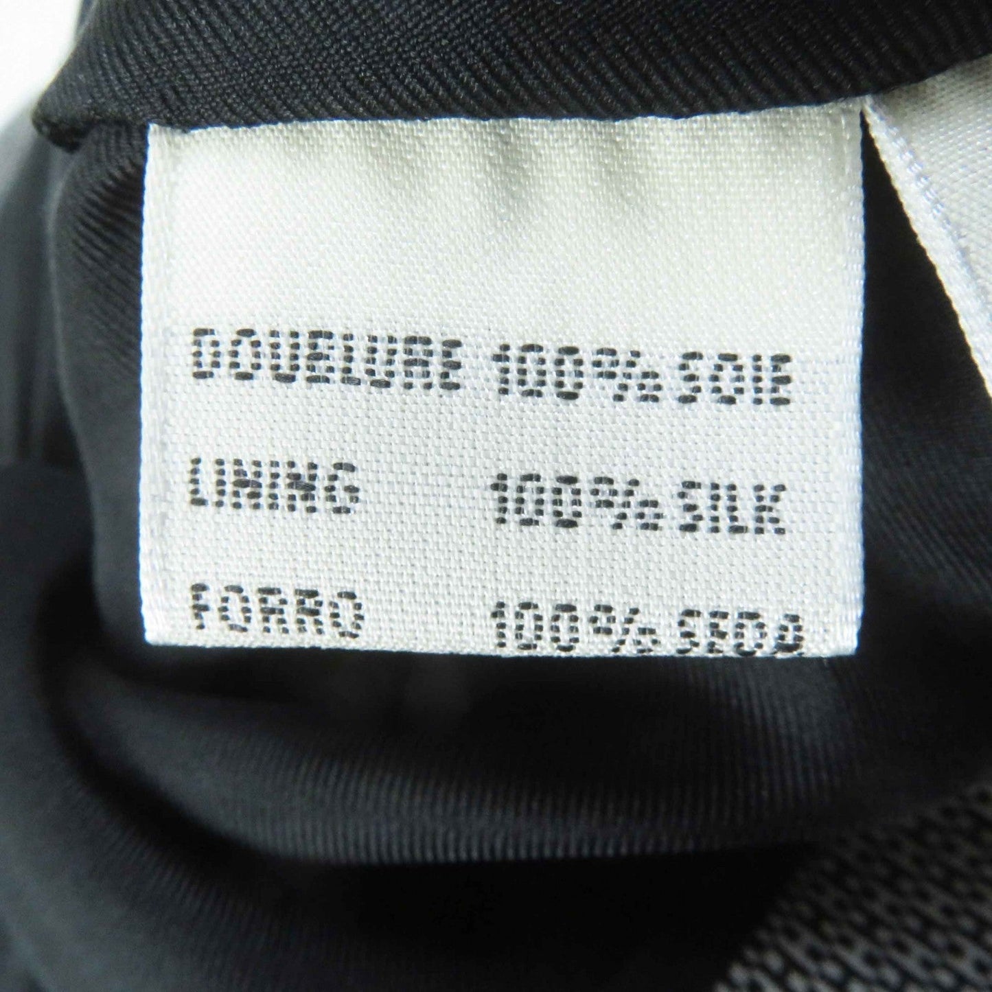 HERMES Pants wool Black Grey Margiela period 34