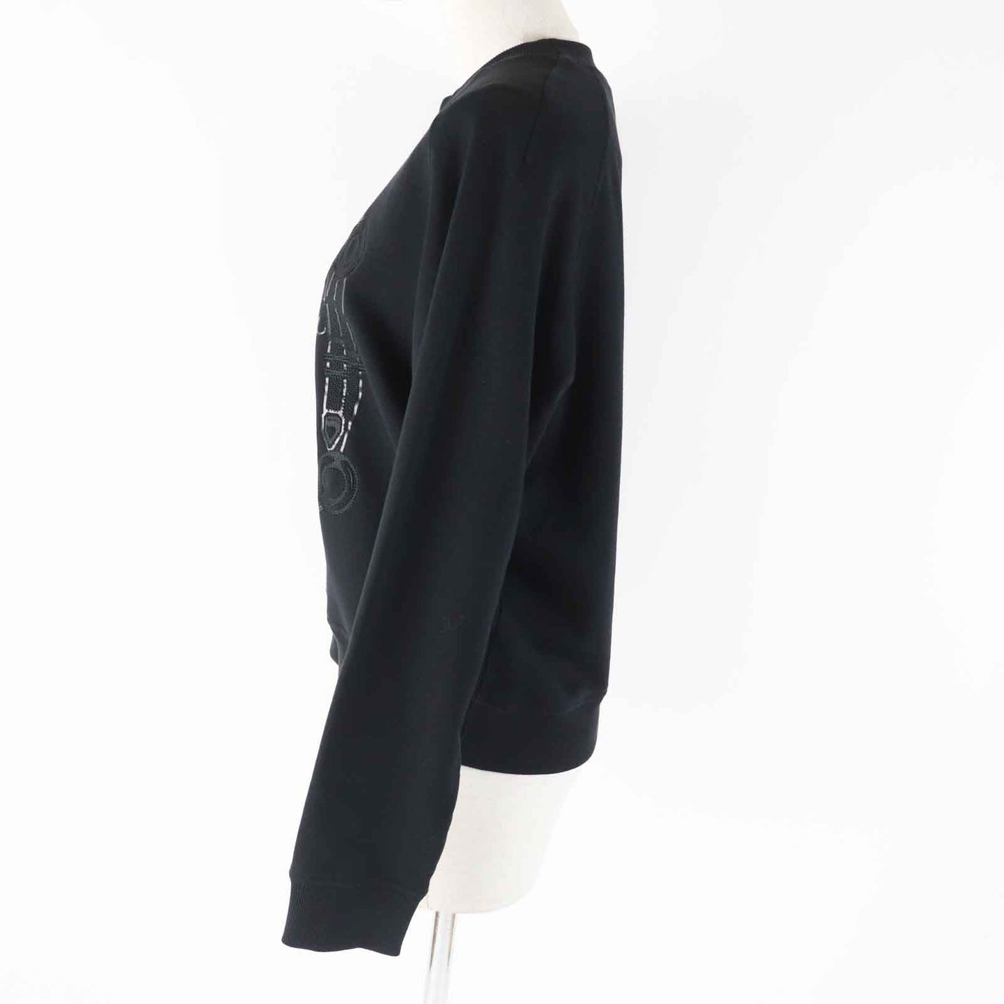 HERMES sweat 2E4609DQ cotton black 36