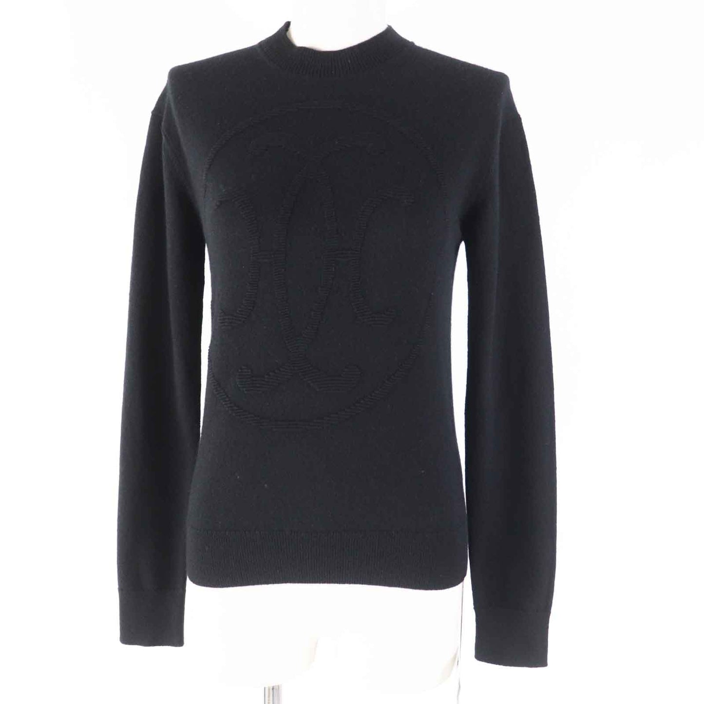 HERMES knit 3H2653D1 cashmere black 34