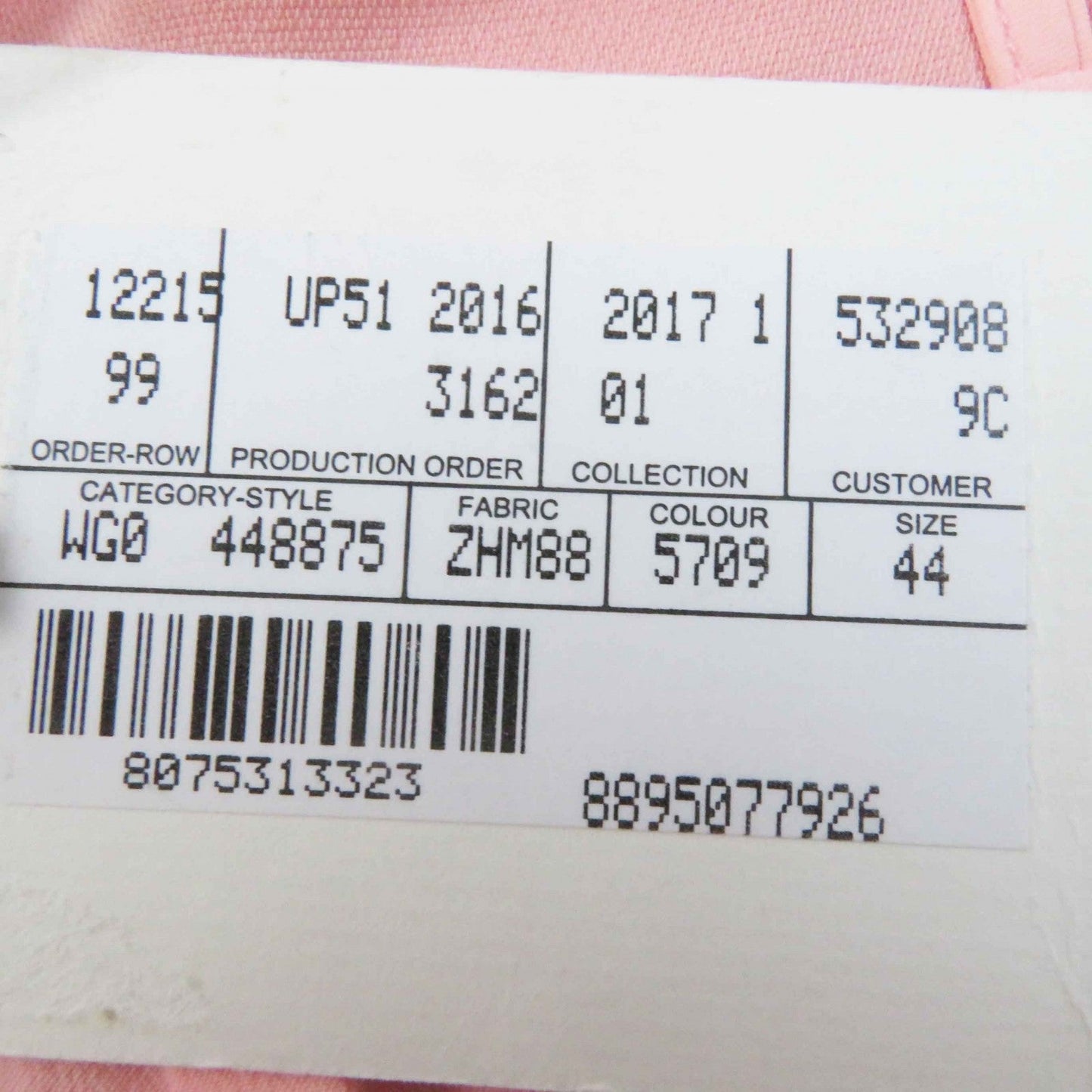 GUCCI skirt 448875 wool pink 44