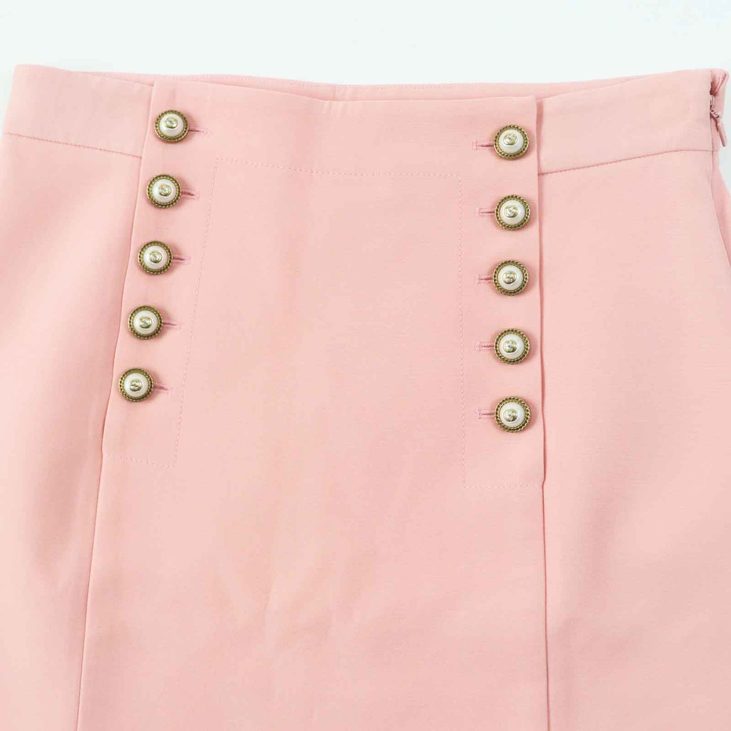 GUCCI skirt 448875 wool pink 44