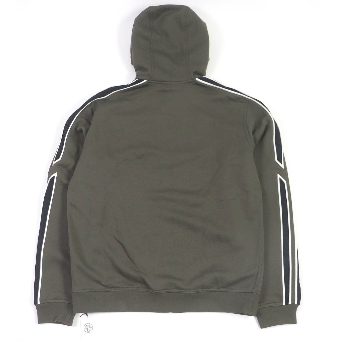 HERMES Hoodie H467780HA cotton khaki Run H L