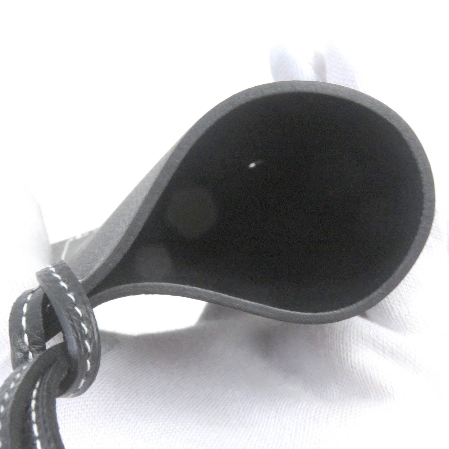 HERMES glasses case Epsom black