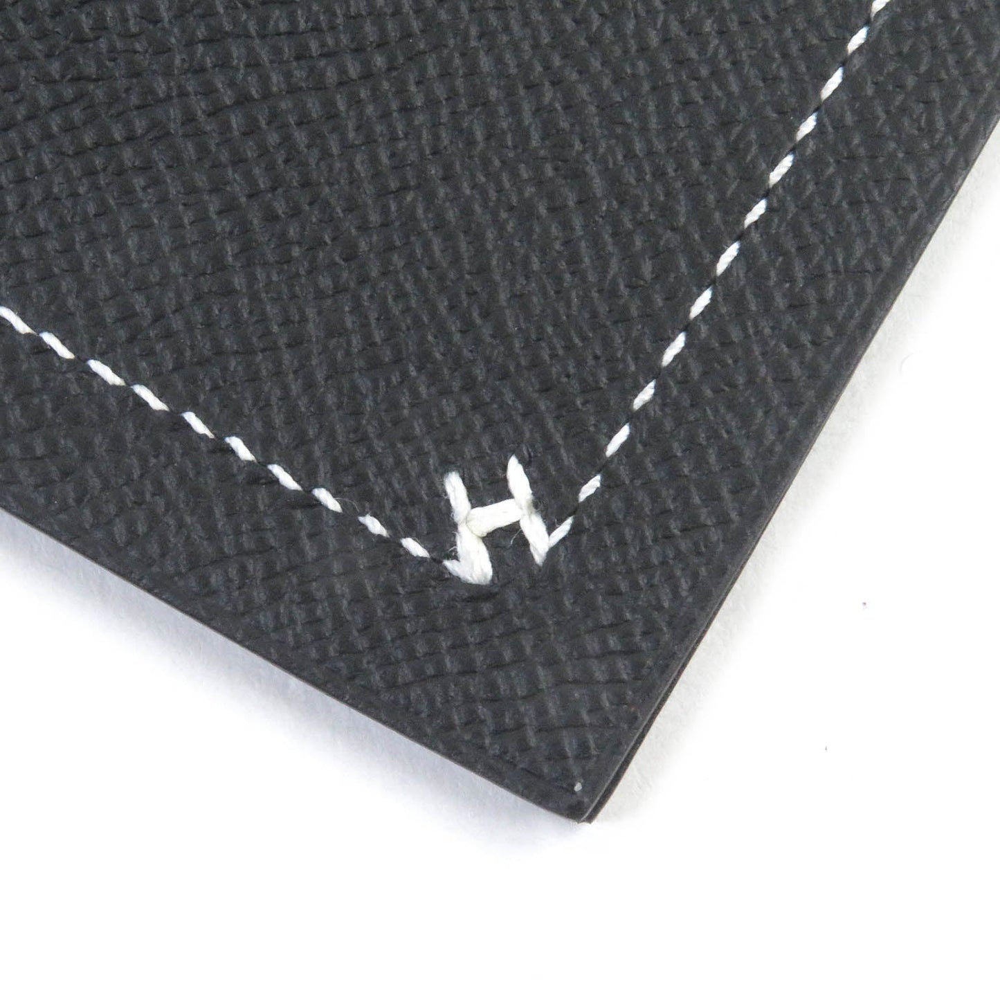 HERMES glasses case Epsom black