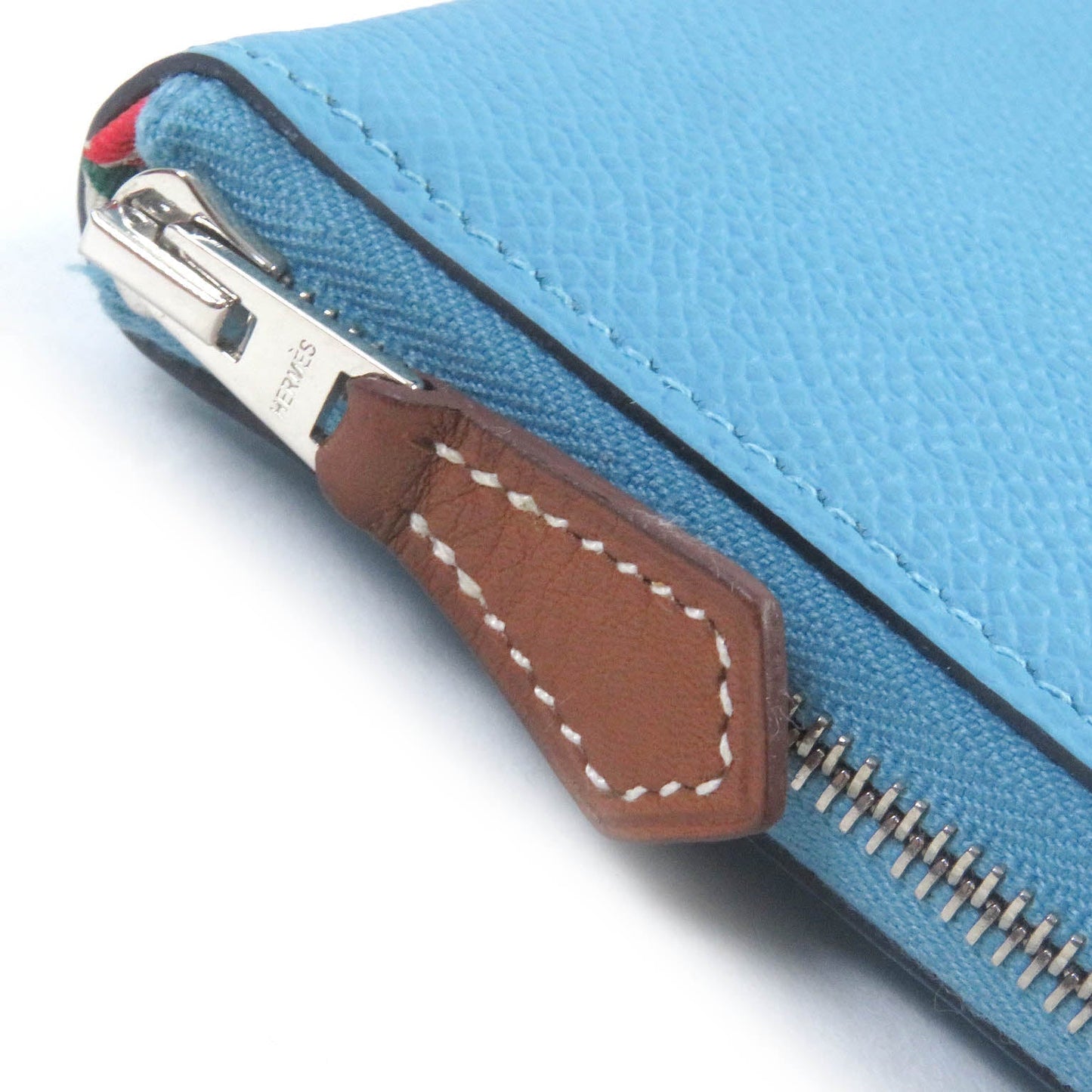 HERMES Long Wallet Purse Epsom Brunol