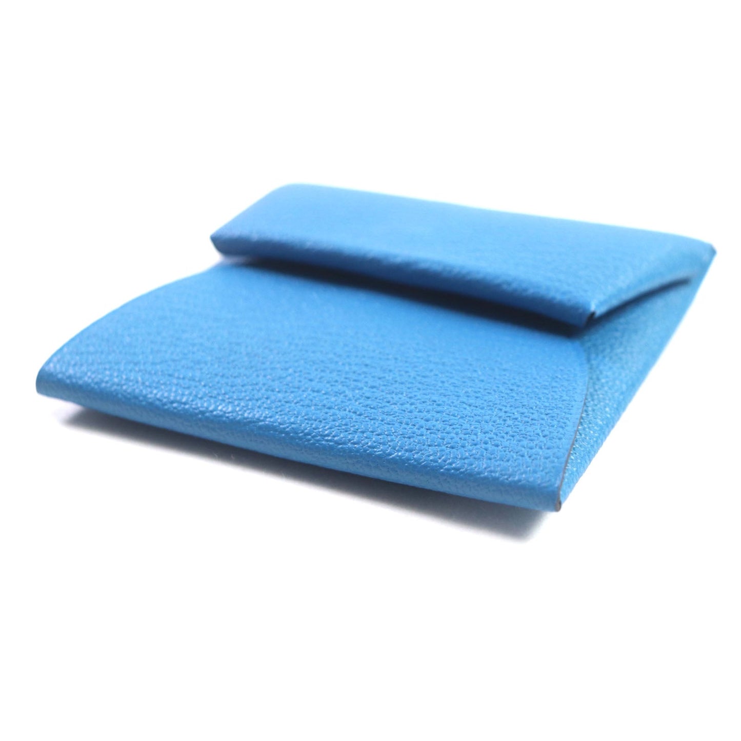 HERMES Coin case Shoble misol Blue Zanzibar Mint Bastia Verso