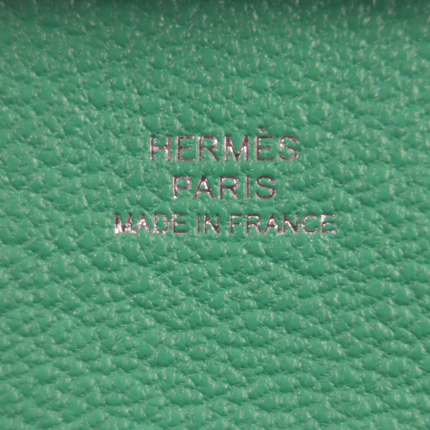 HERMES Coin case Shoble misol Blue Zanzibar Mint Bastia Verso