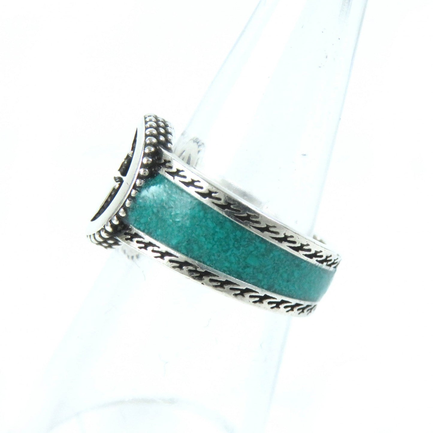 GUCCI Ring AG925 Silver Green type