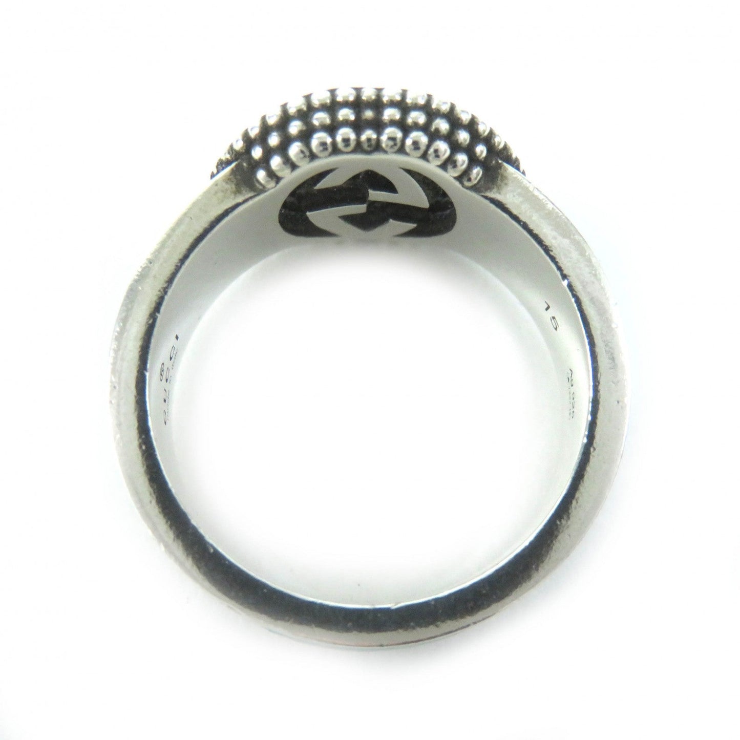 GUCCI Ring AG925 Silver Green type