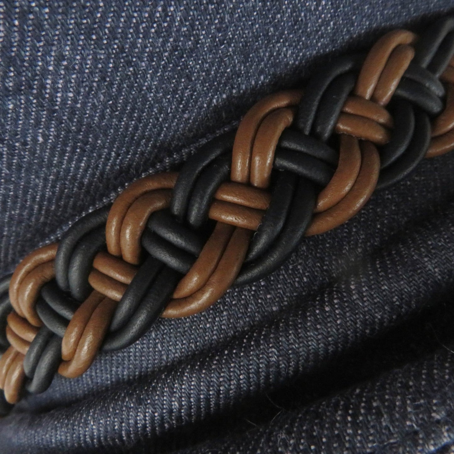 HERMES Casquette linen Indigo 58