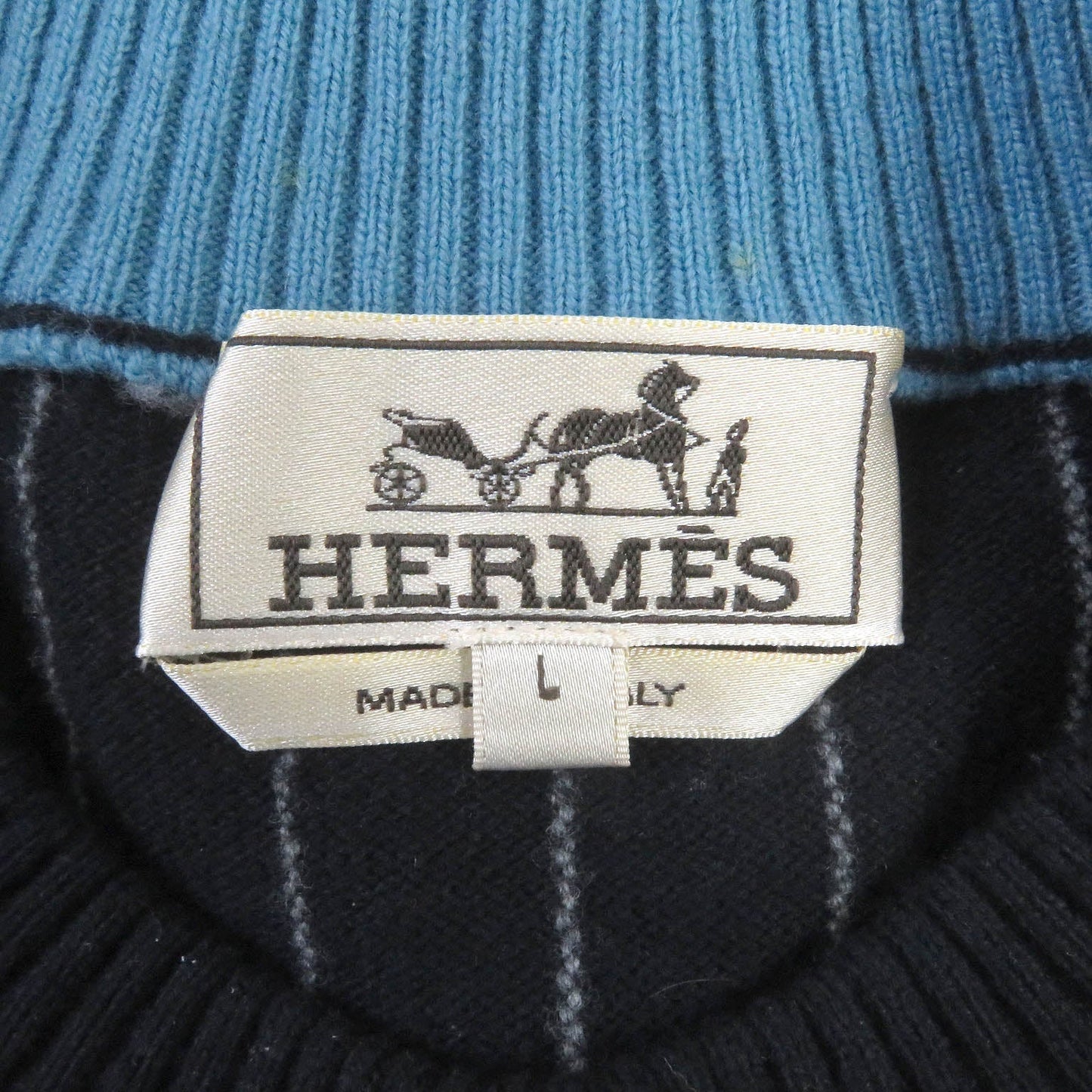 HERMES sweater wool Marin L