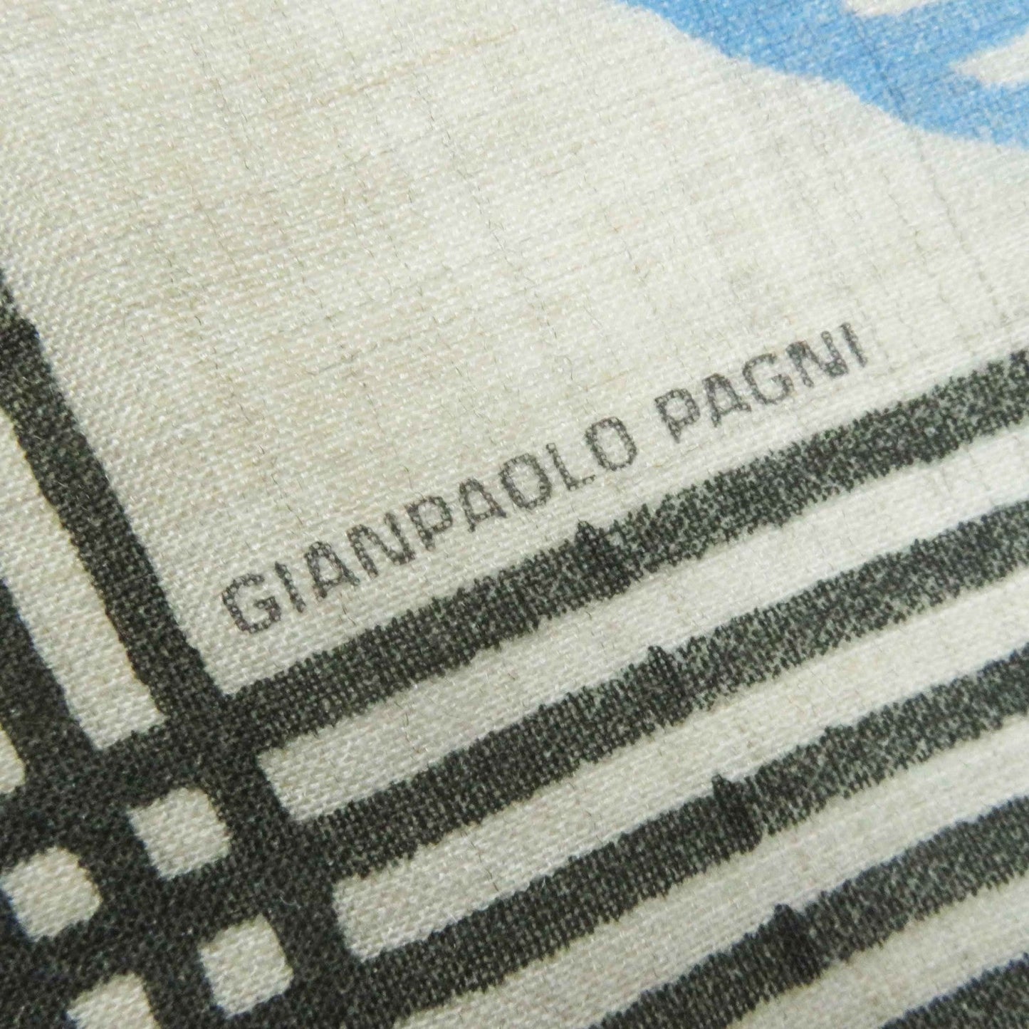 HERMES Stall cashmere Beige multi Les Rubans d'Hermes Hermes ribbons