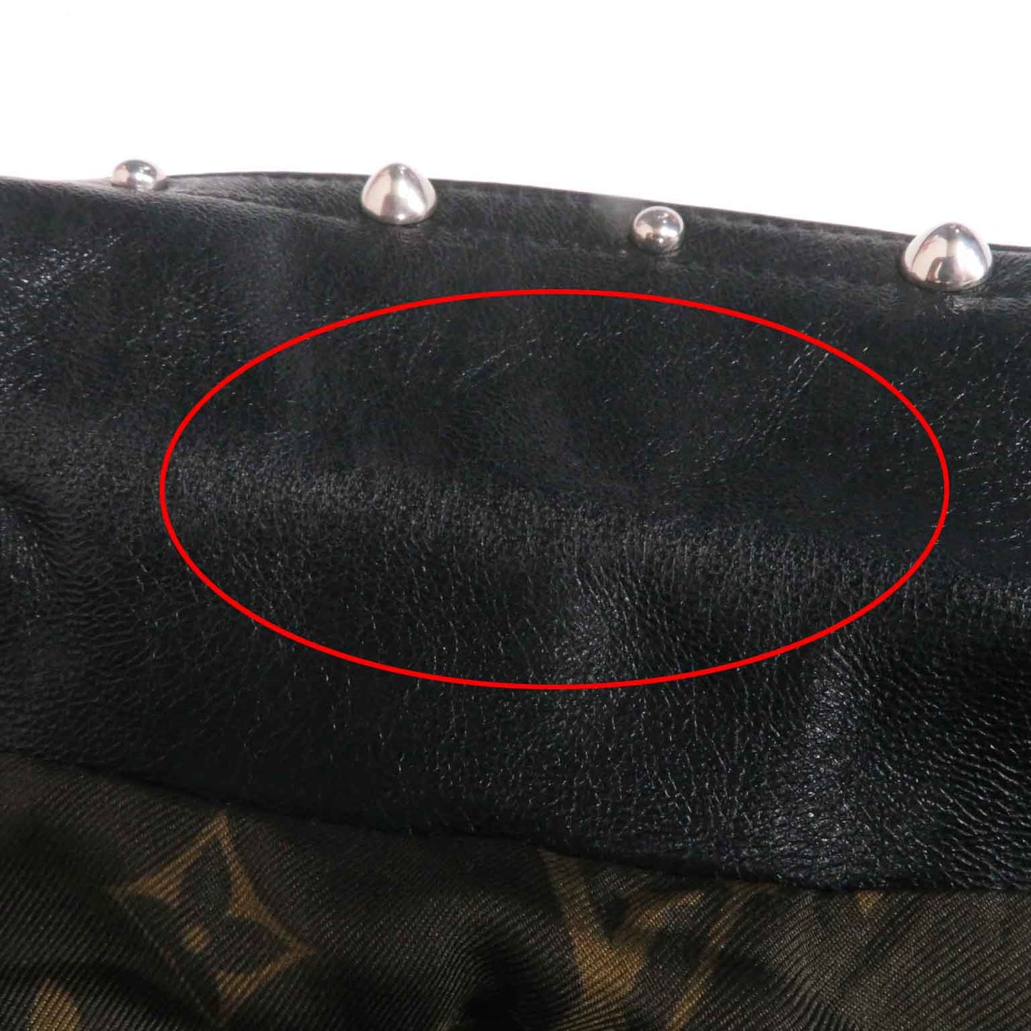 LOUIS VUITTON Bomber jacket 1A9B54 Sheep leather black 36
