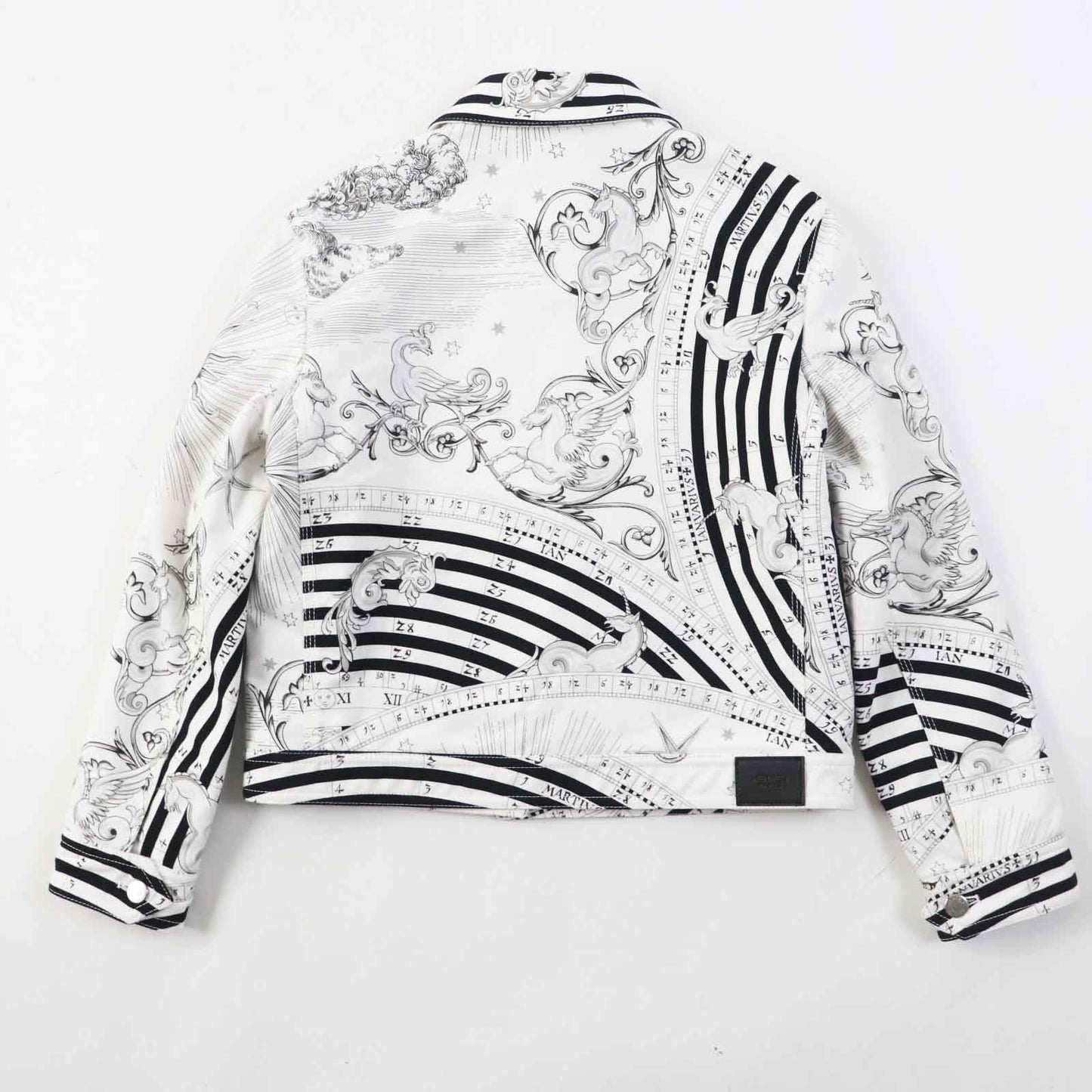 HERMES setup 3H0258DU/3H0353DI cotton White black Astrologie Remix