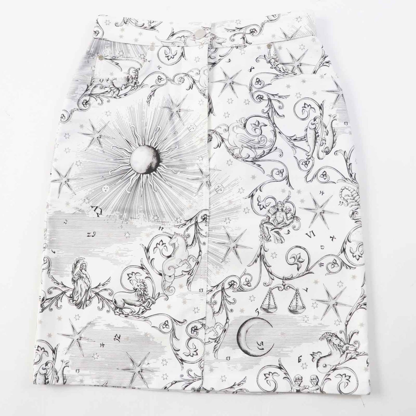 HERMES setup 3H0258DU/3H0353DI cotton White black Astrologie Remix
