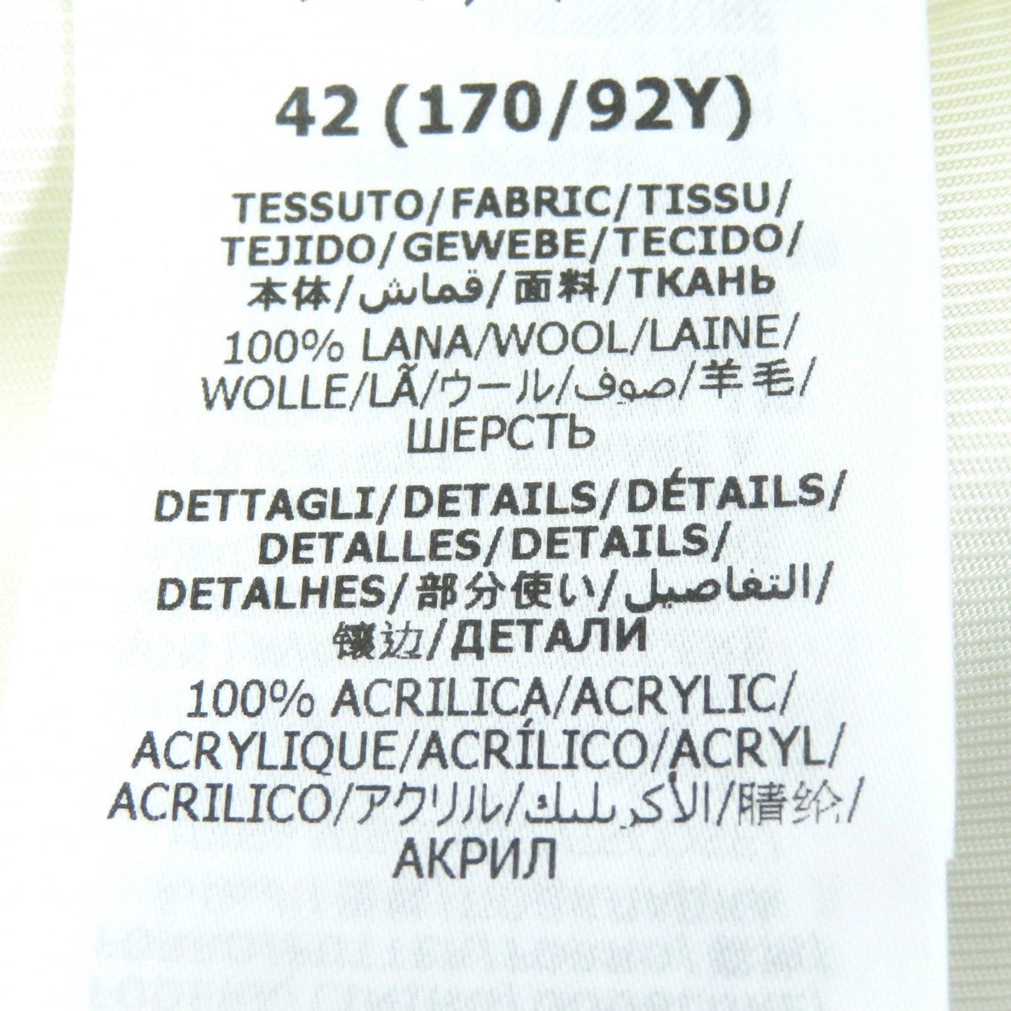 GUCCI coat 643296 wool Ivory 42