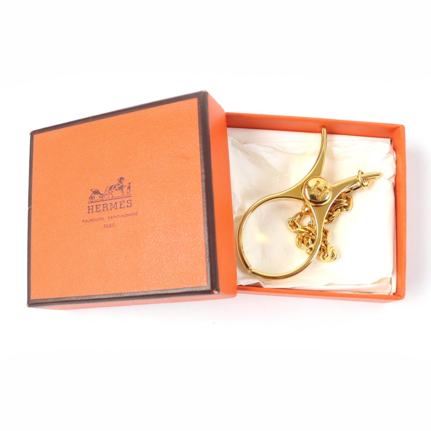 HERMES Other accessories Gold Plated gold Filou