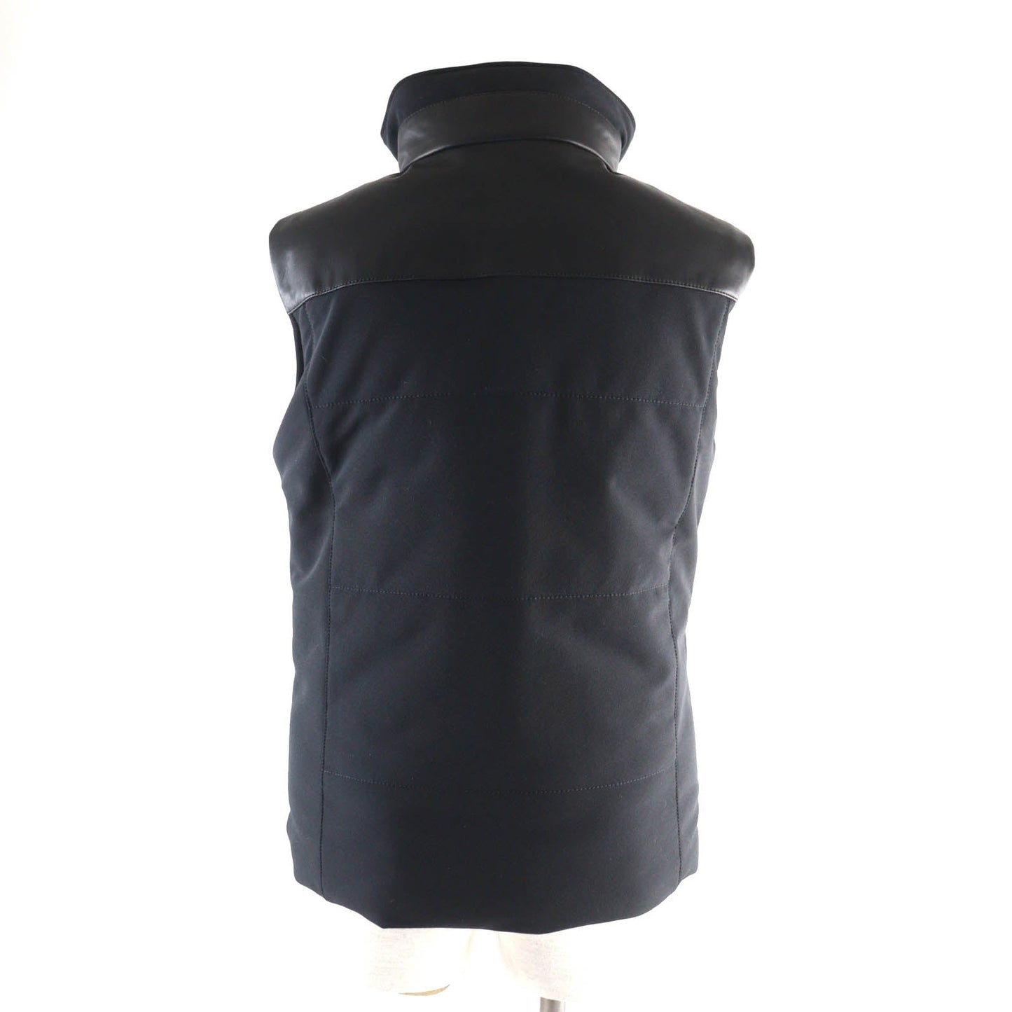 HERMES Down vest Nylon black 38