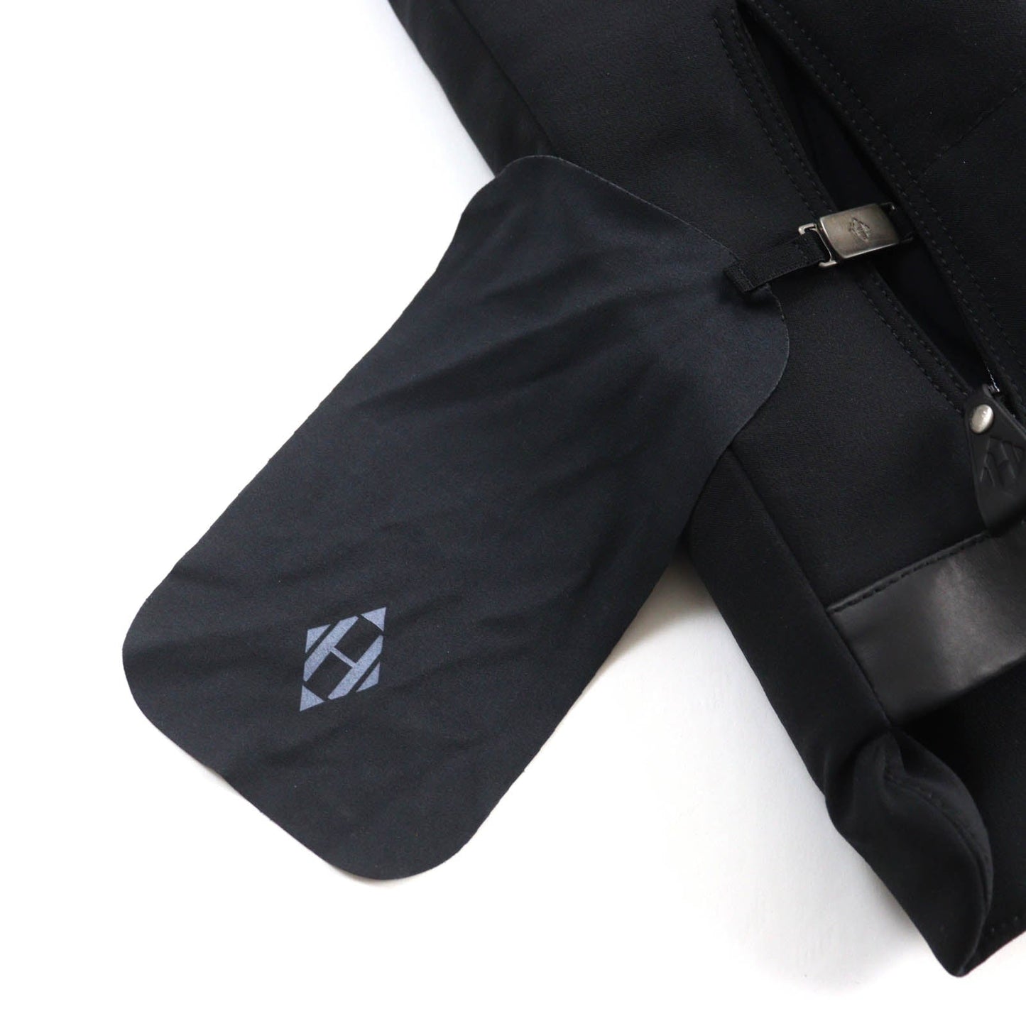 HERMES Down vest Nylon black 38