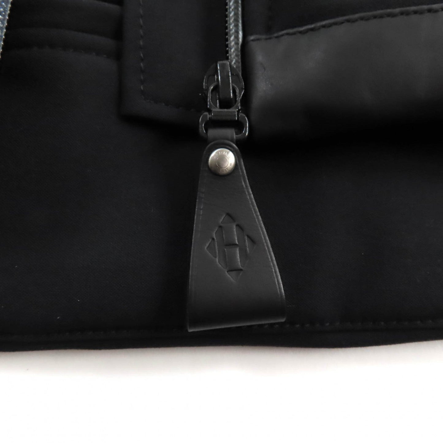 HERMES Down vest Nylon black 38