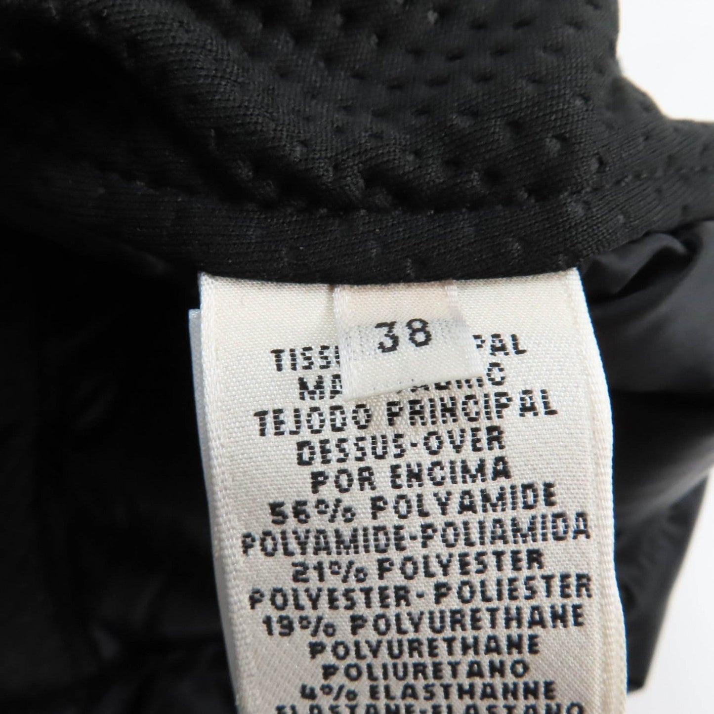 HERMES Down vest Nylon black 38