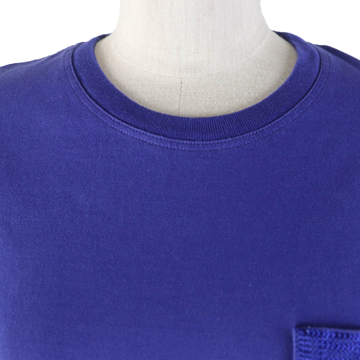 HERMES Short sleeve T-shirt 3E4620DL cotton Blue type 38