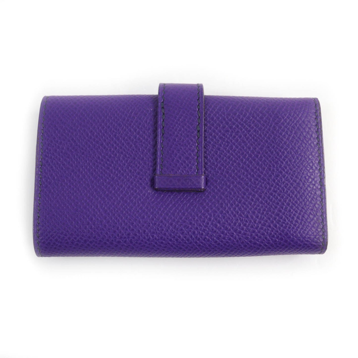 HERMES Key case Key holder  Epsom purple Bean