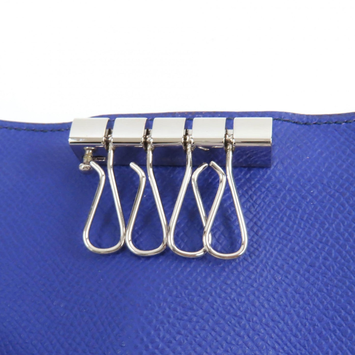 HERMES Key case Key holder  Epsom purple Bean