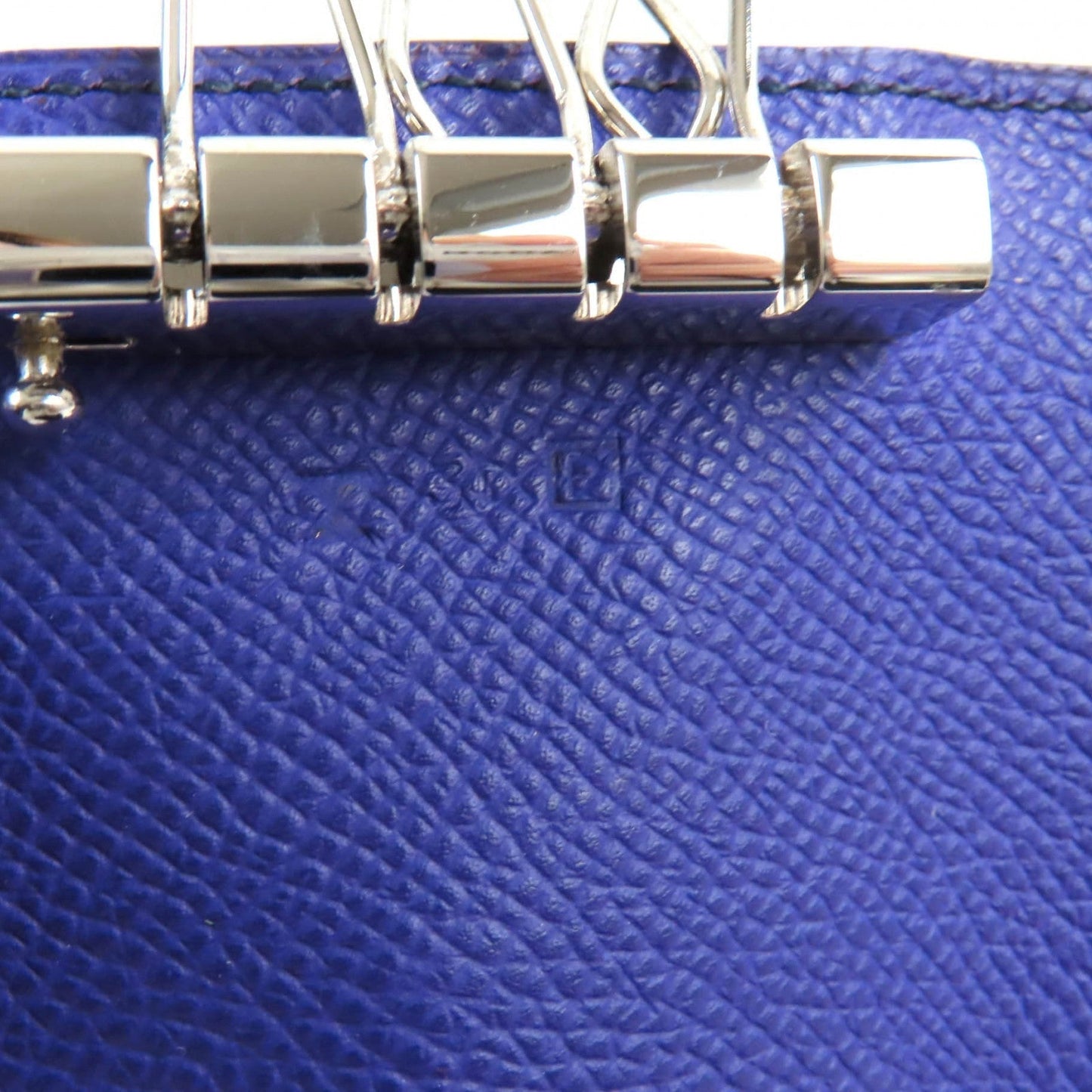 HERMES Key case Key holder  Epsom purple Bean