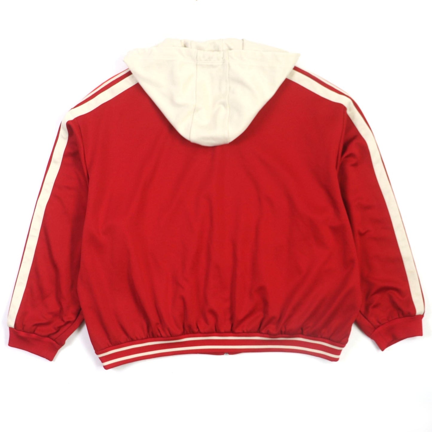 GUCCI Track jacket 575758 polyester Red beige Interlocking G XL