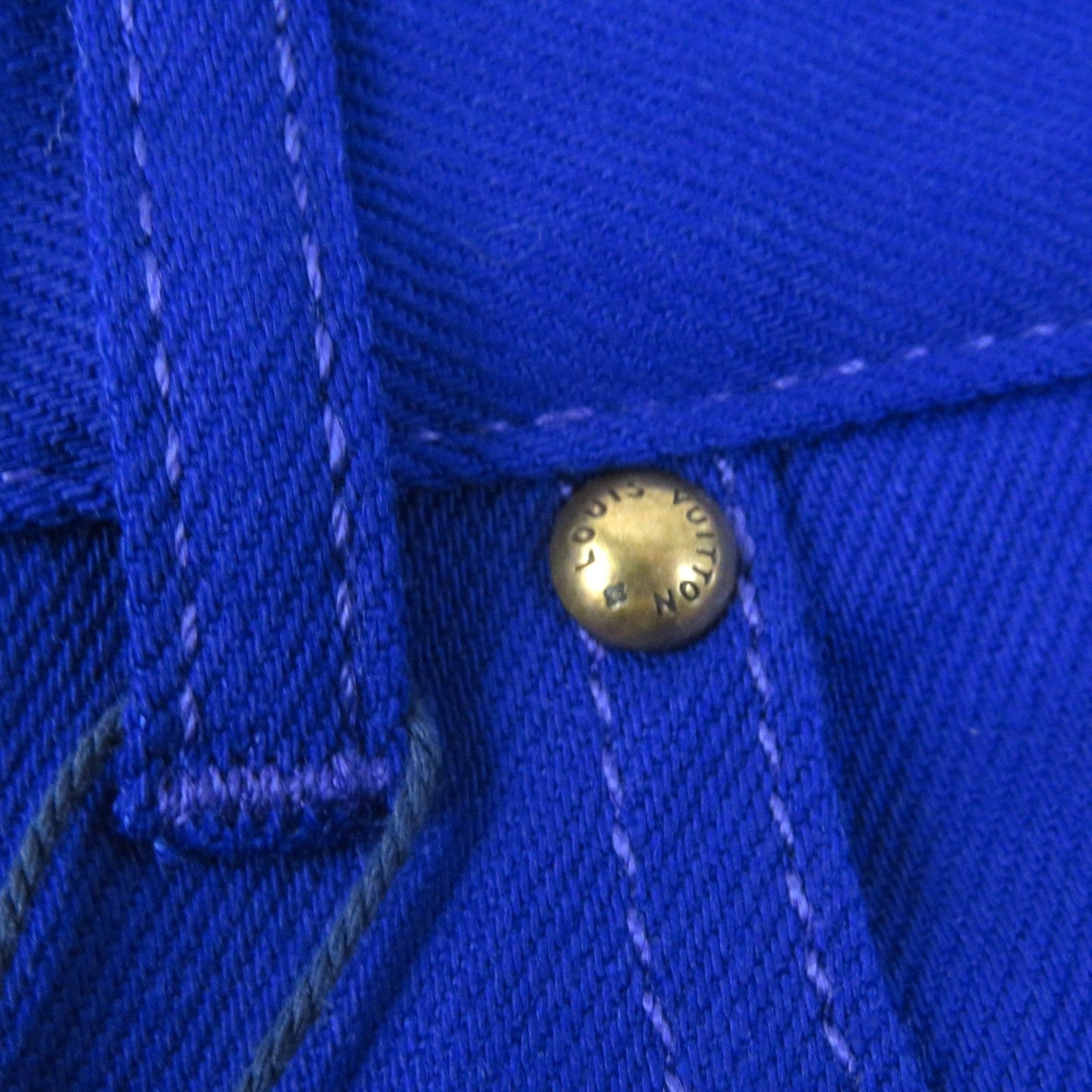 LOUIS VUITTON Denim pants cotton blue 30