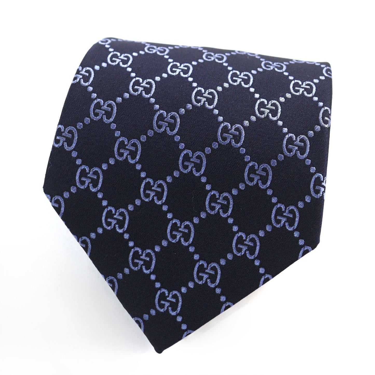 GUCCI tie silk Navy blue ARGOS Argos