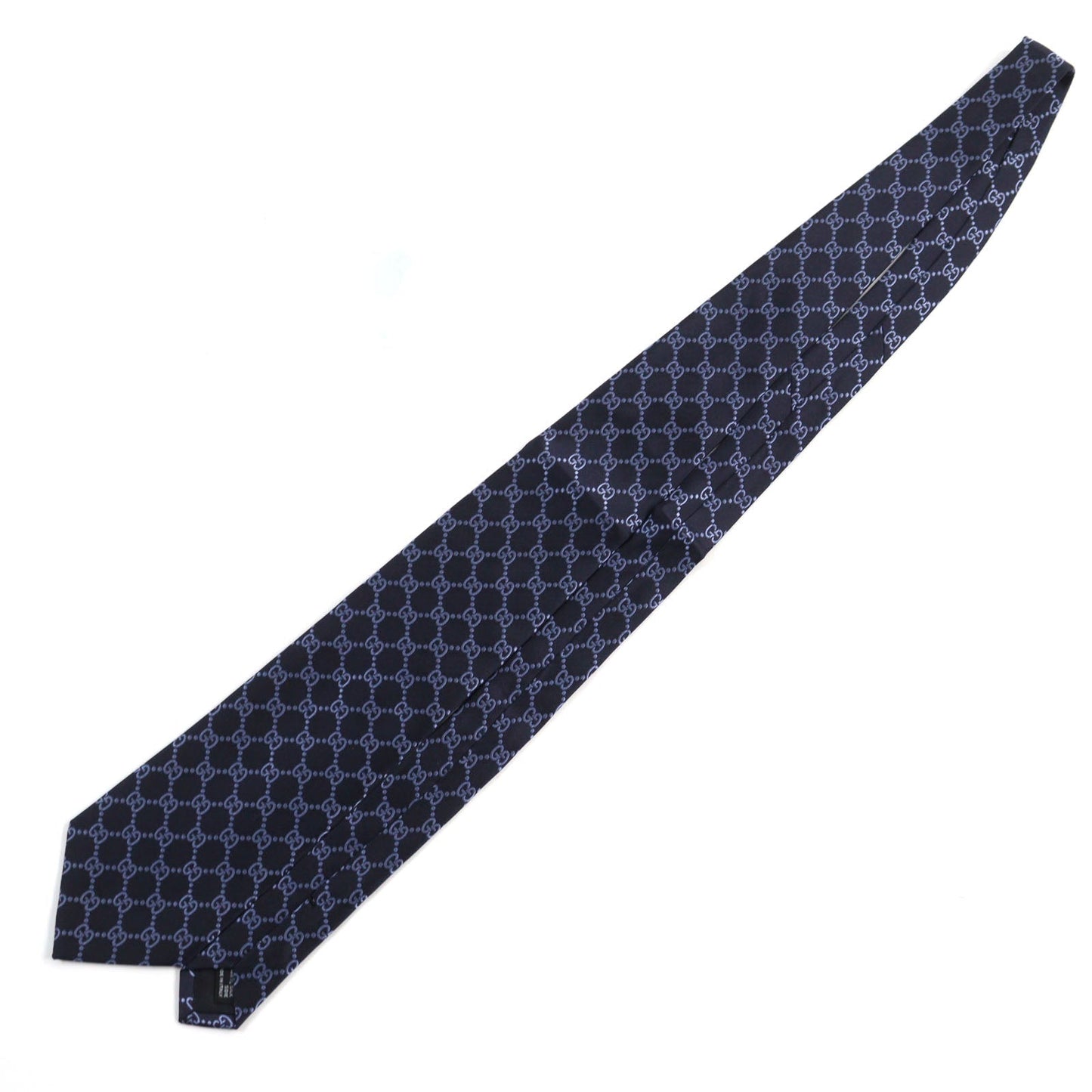 GUCCI tie silk Navy blue ARGOS Argos