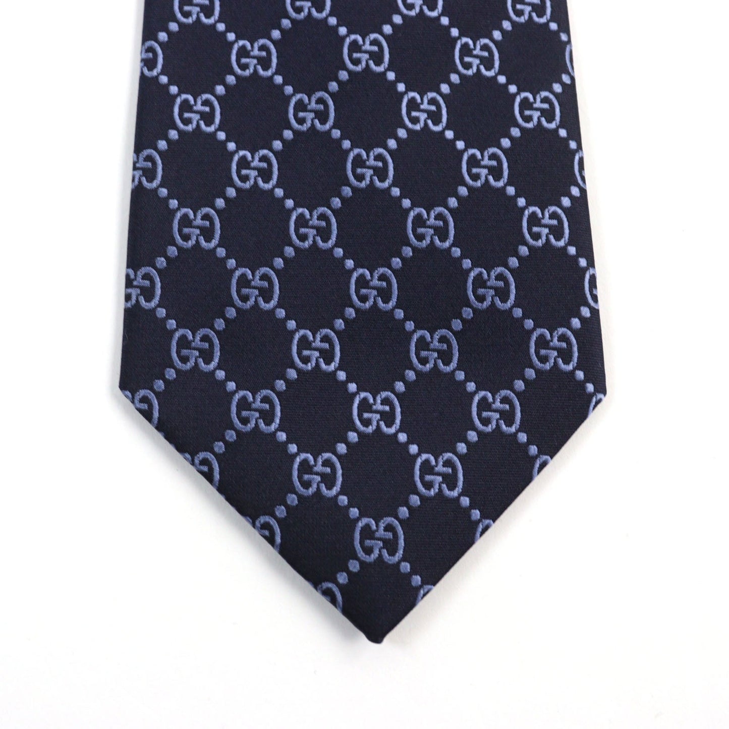 GUCCI tie silk Navy blue ARGOS Argos
