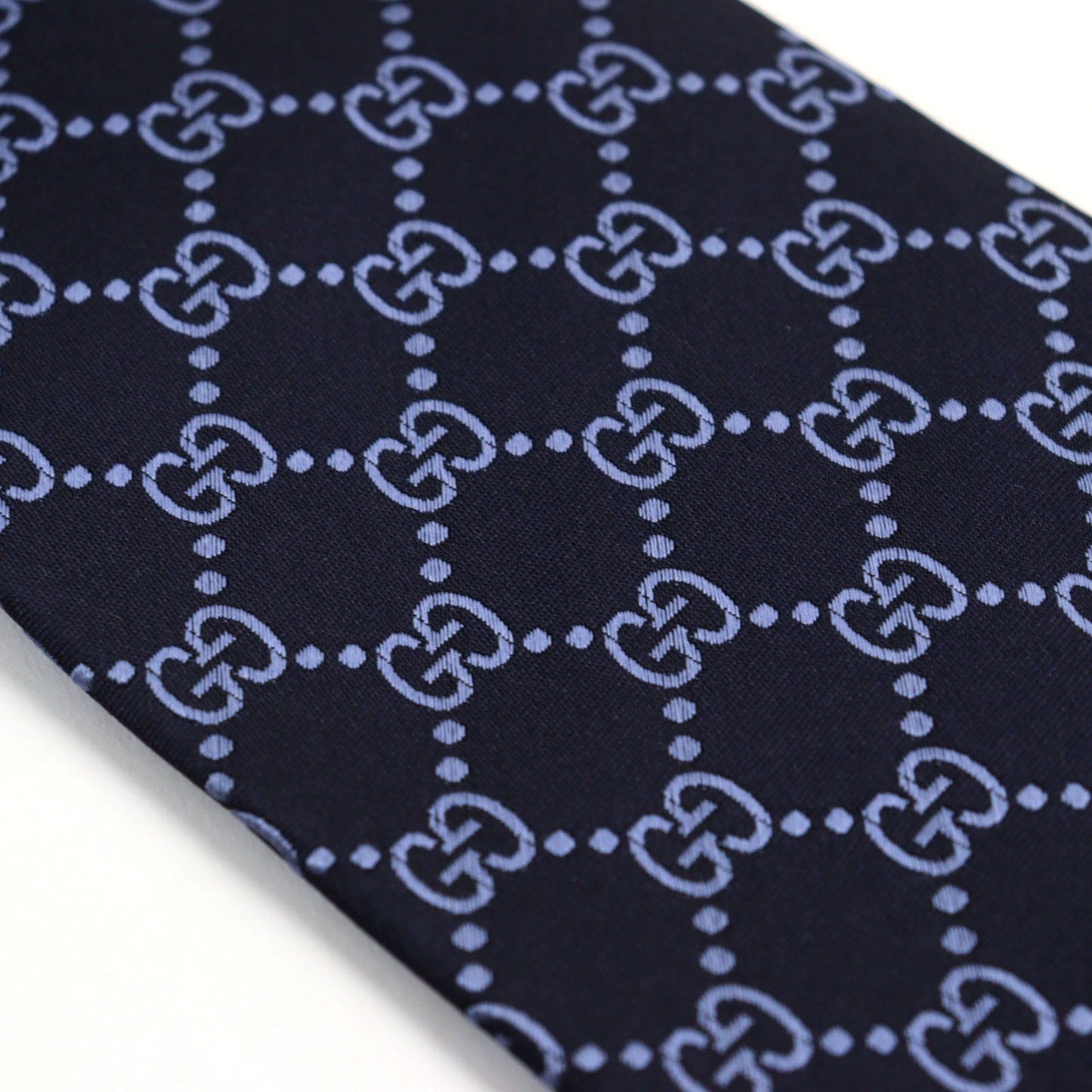 GUCCI tie silk Navy blue ARGOS Argos