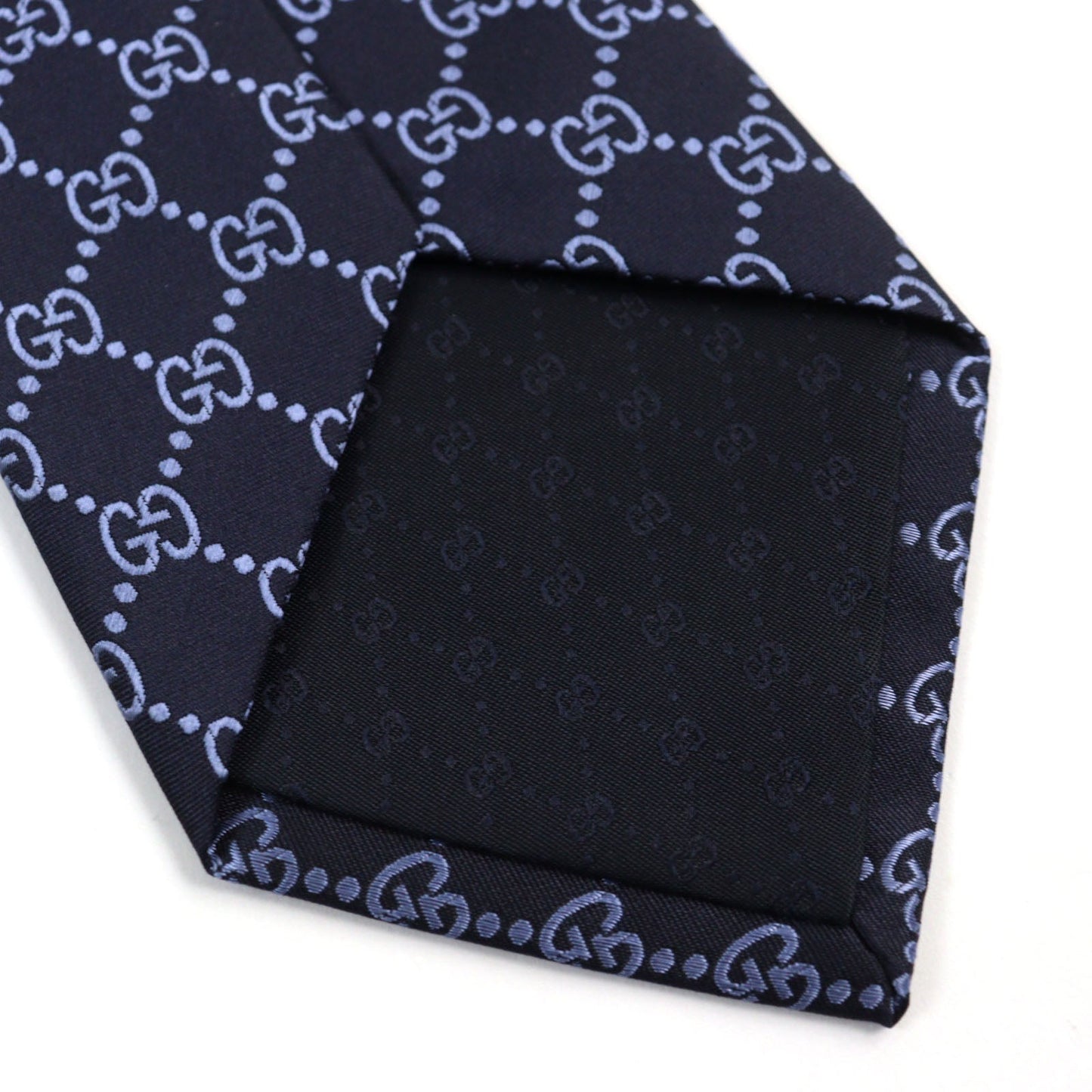 GUCCI tie silk Navy blue ARGOS Argos