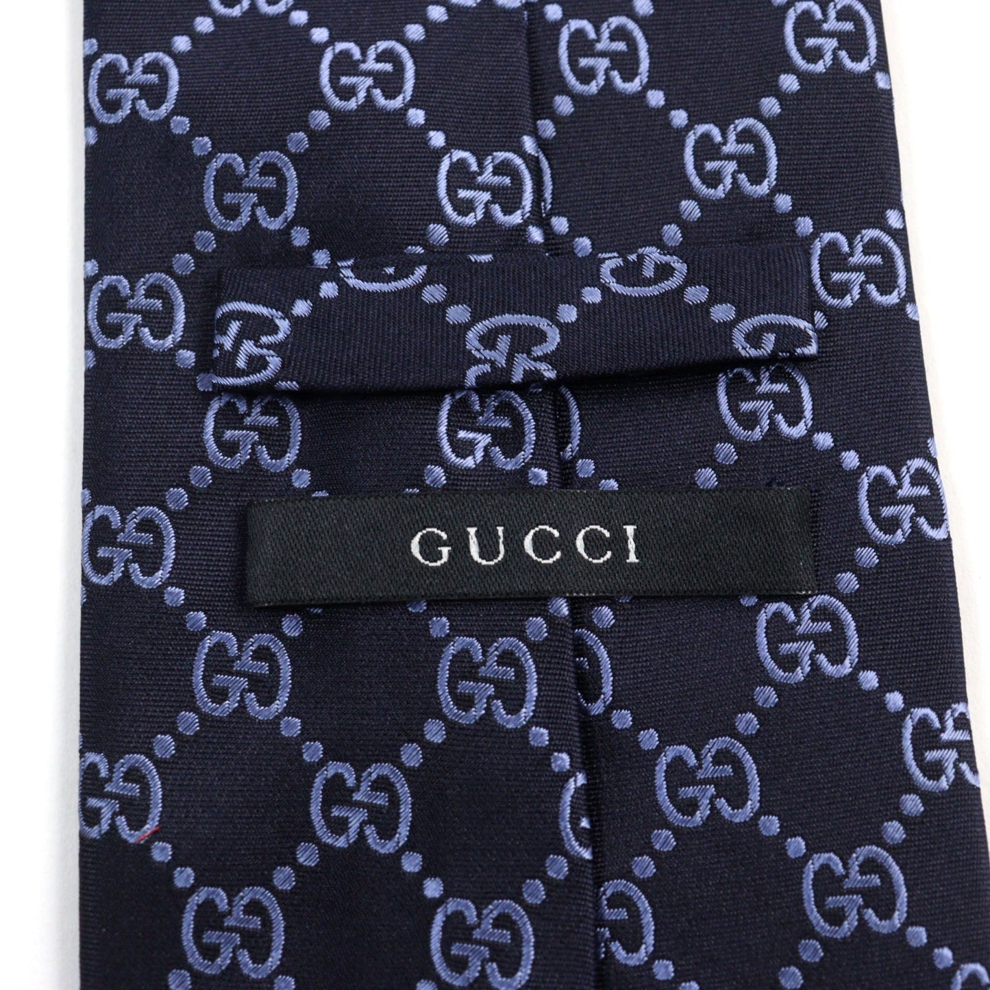 GUCCI tie silk Navy blue ARGOS Argos